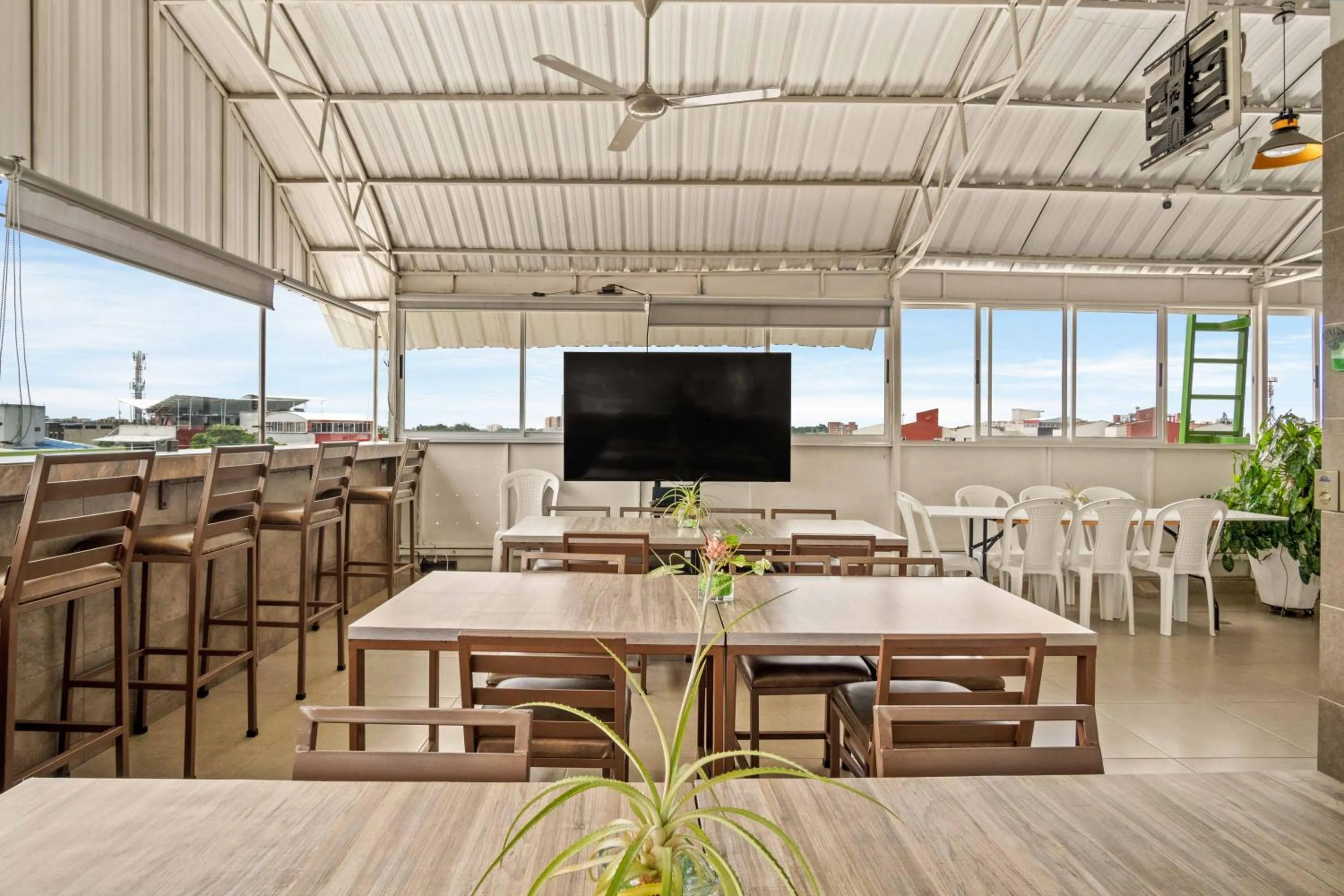 Balcony/Terrace in Aparta Hotel EcoSuite