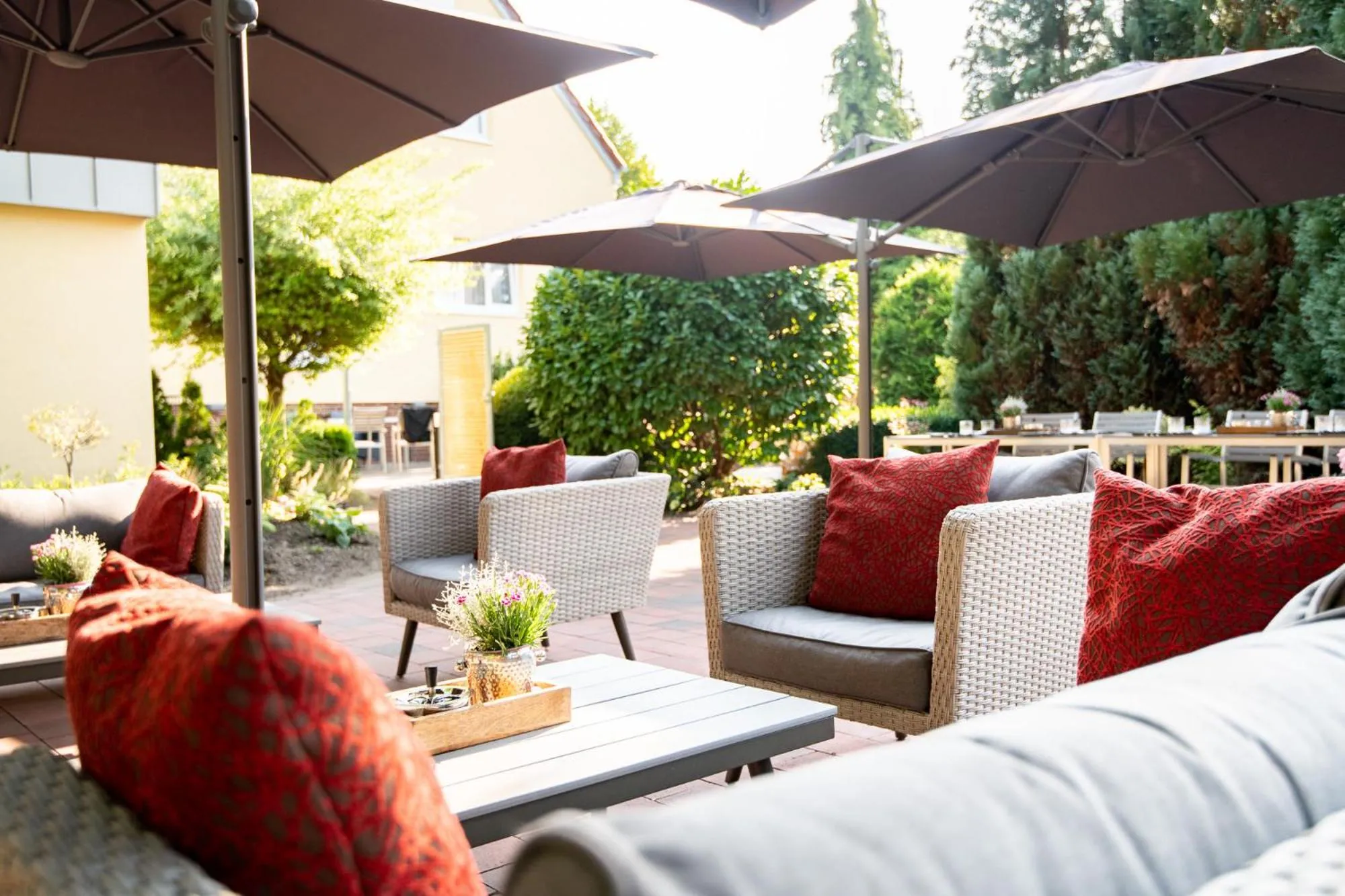 Garden in Hotel Wegner - T h e culinary art hotel