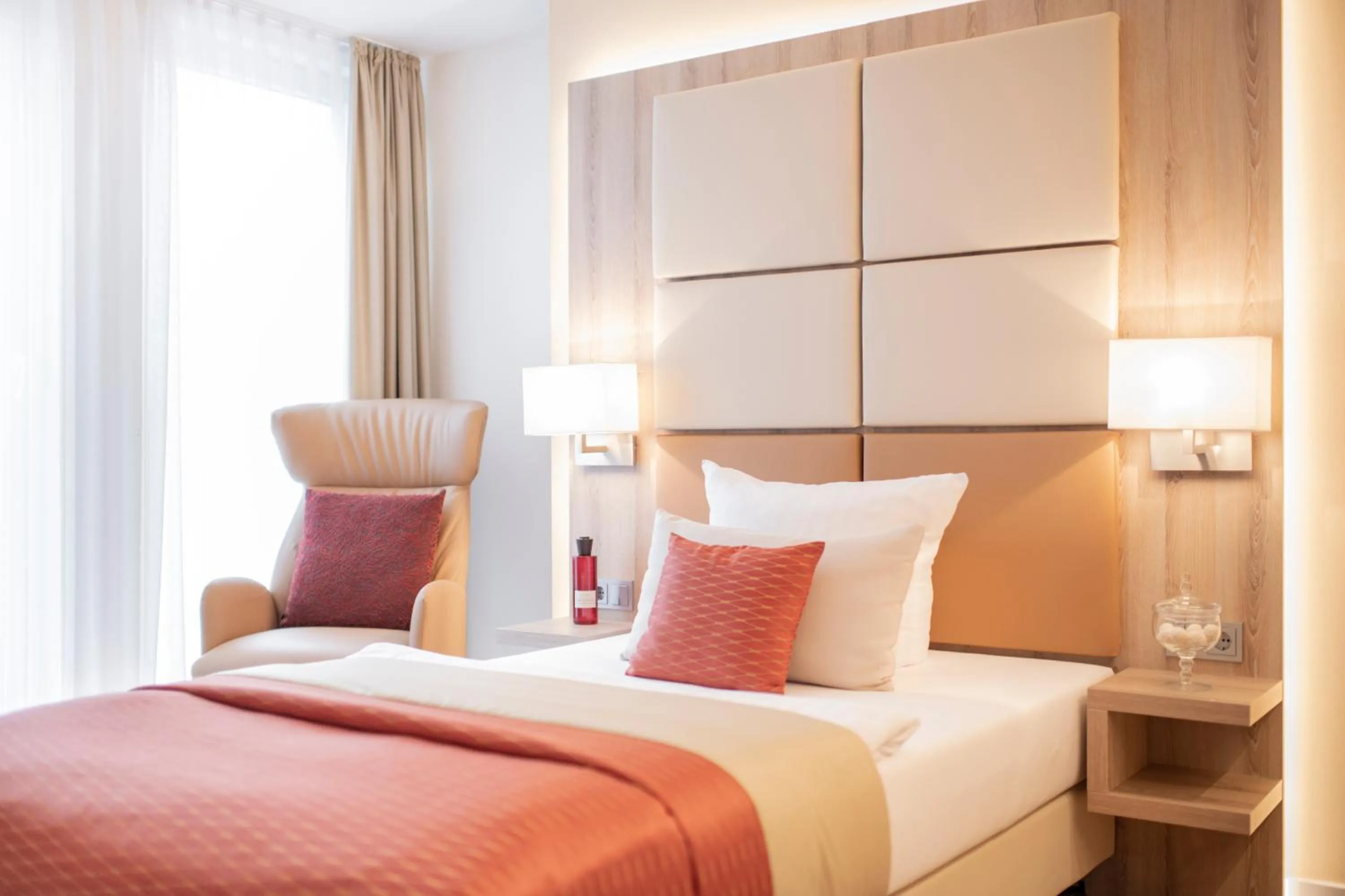 Photo of the whole room, Bed in Hotel Wegner - T h e culinary art hotel