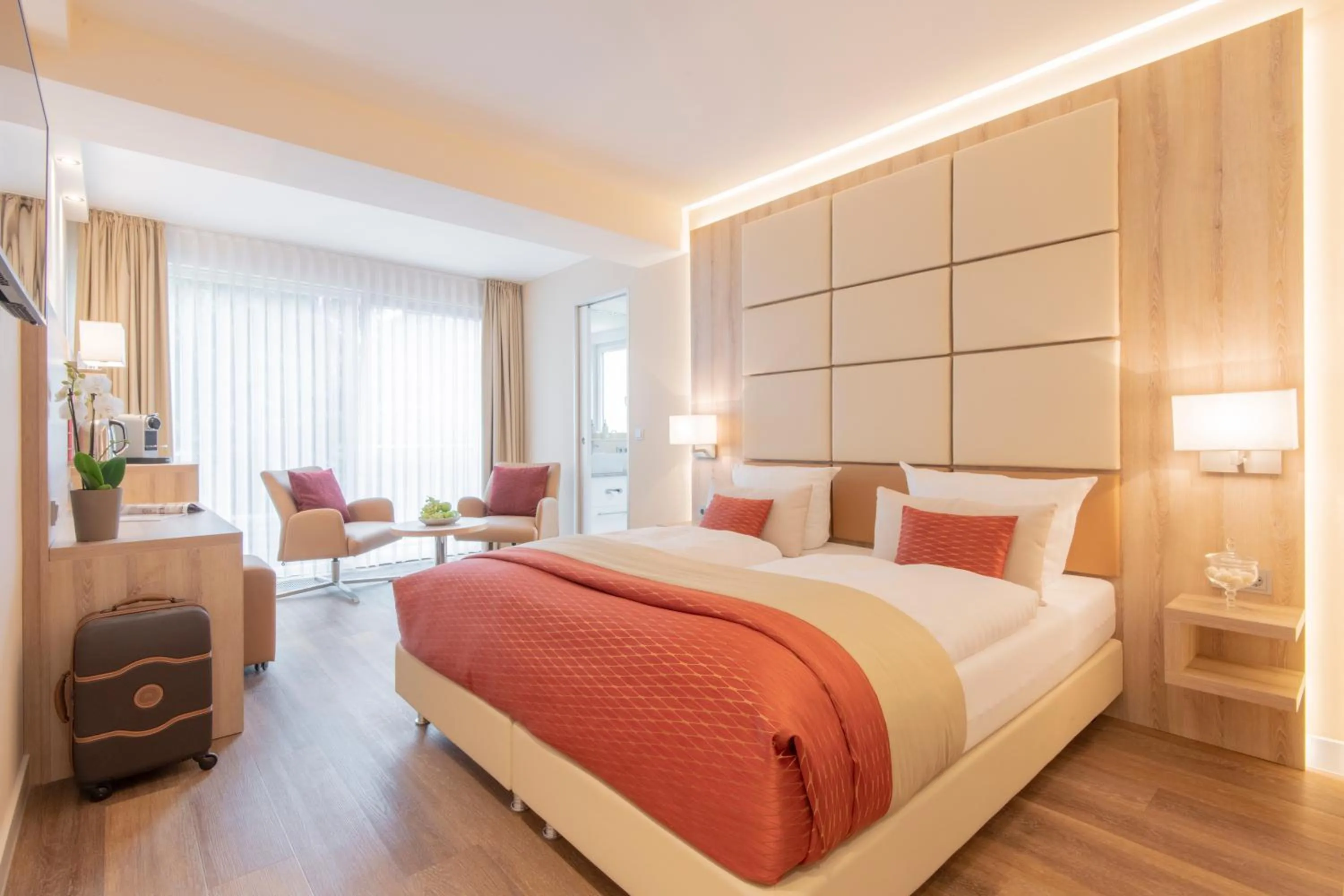 Bed in Hotel Wegner - T h e culinary art hotel