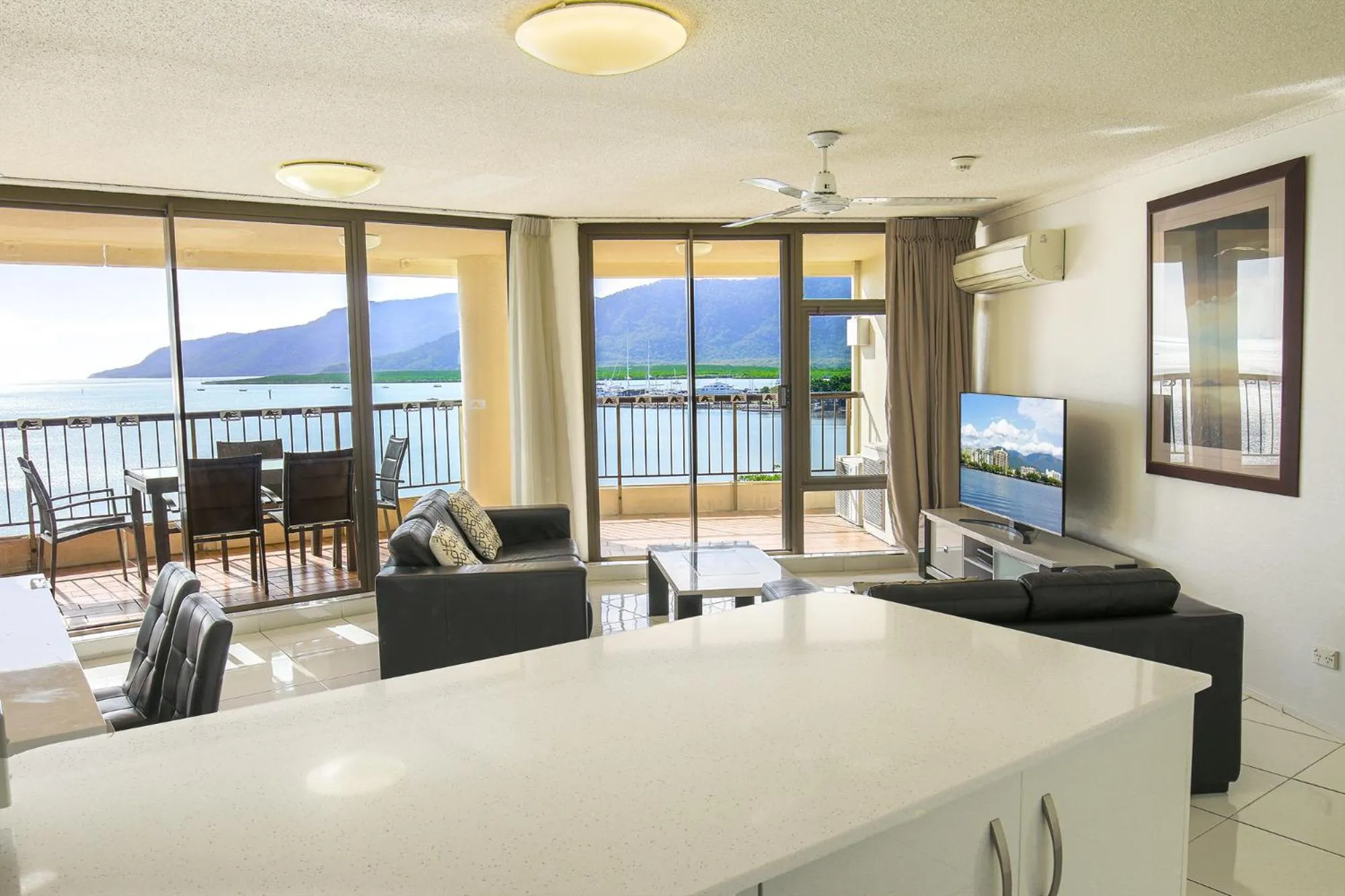 Living room in Cairns Aquarius