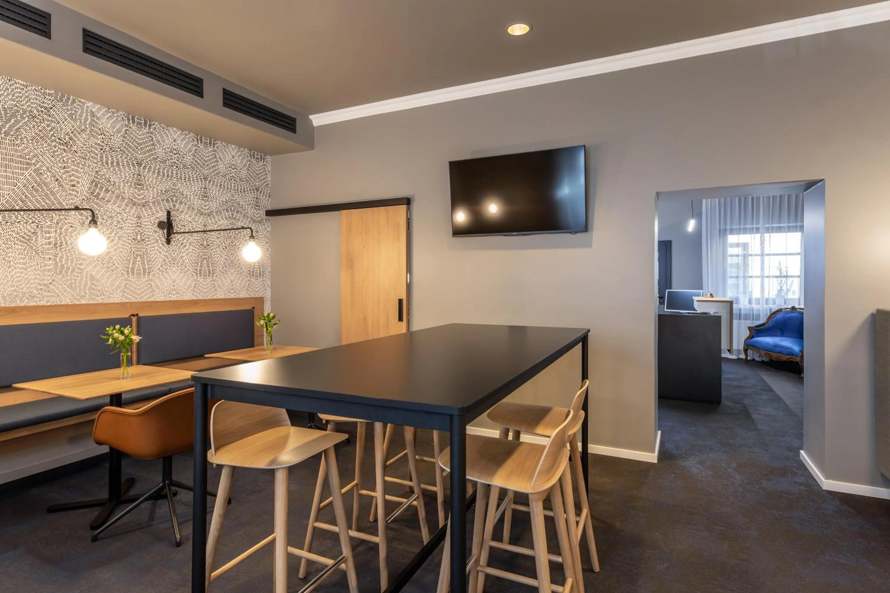 Dining area in B-Hotel