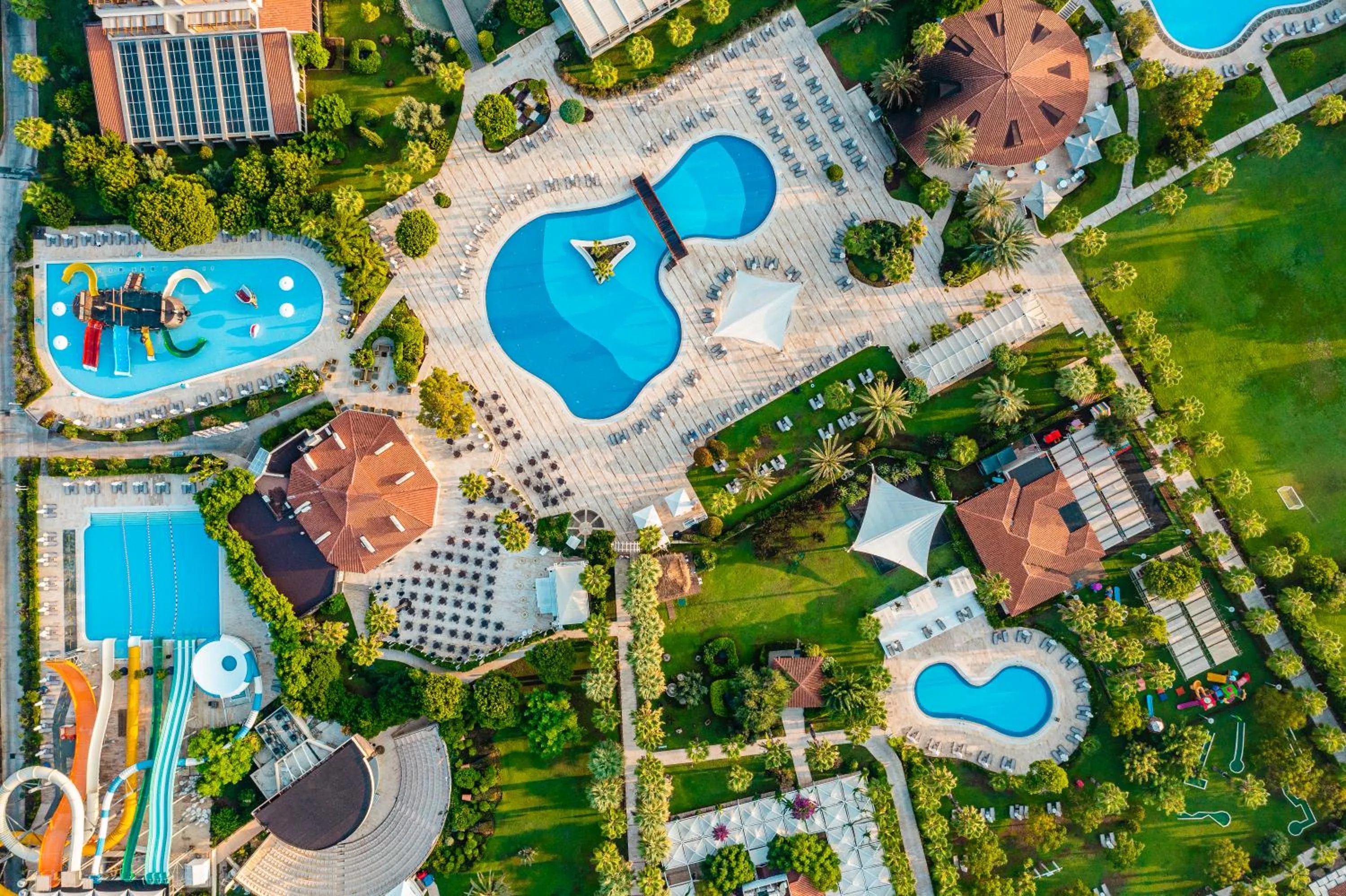 Bird's eye view in Bellis Deluxe Hotel & Heated for Winter Aqua Park