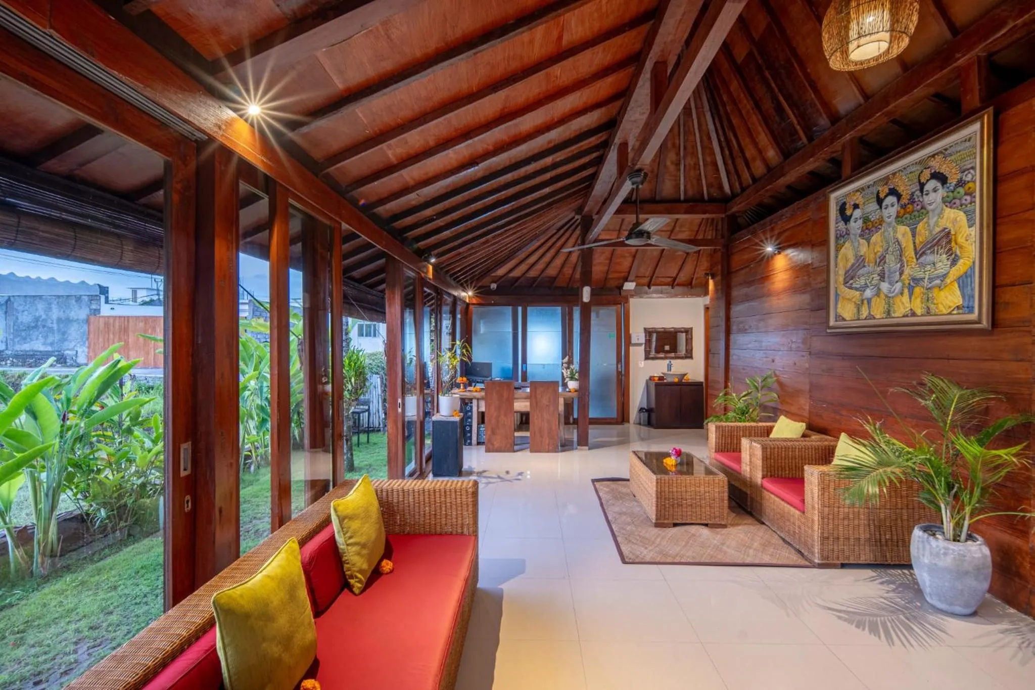 Lobby or reception in Nyanyi Sanctuary Villa Tabanan by Ini Vie Hospitality