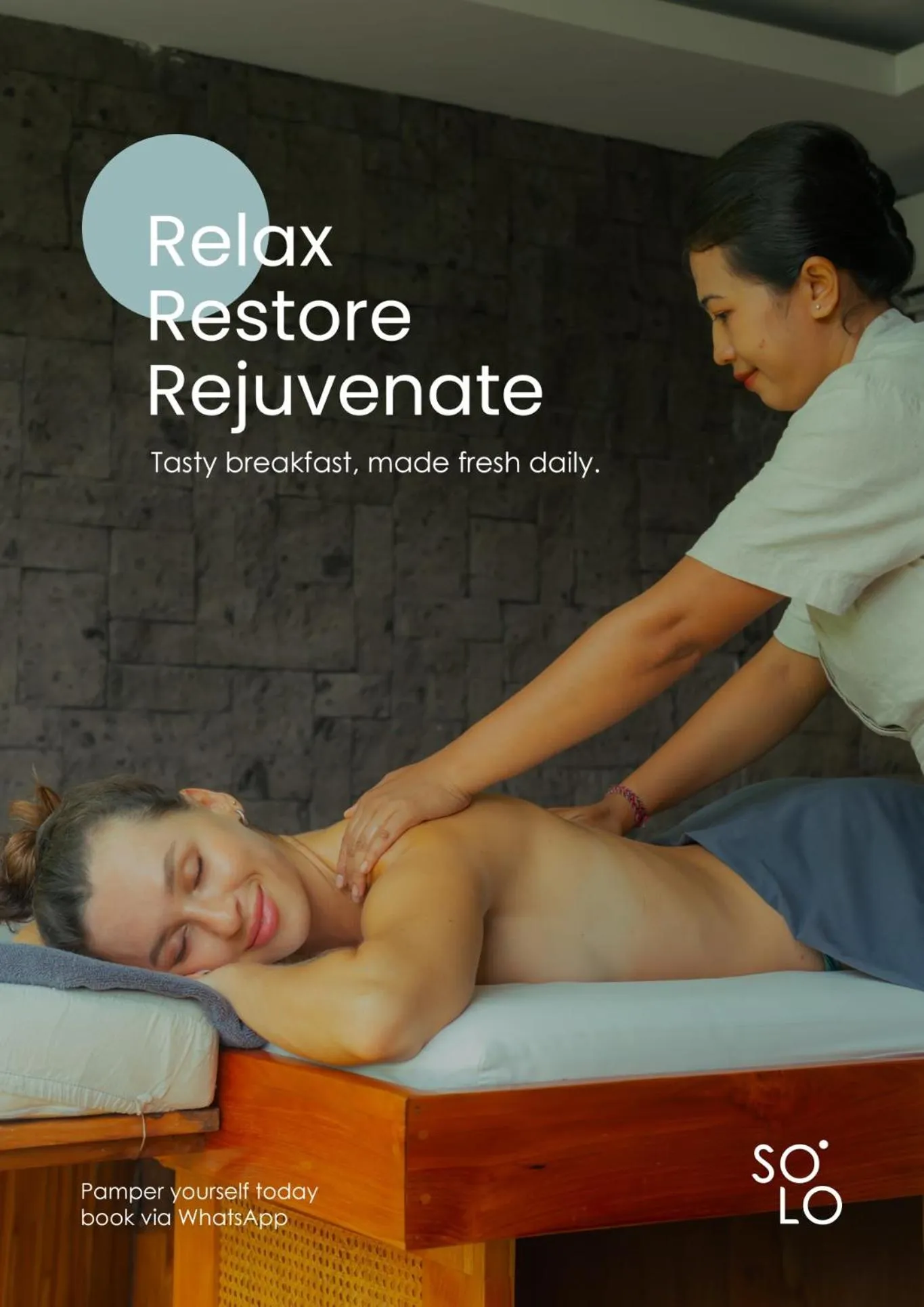 Text overlay in Nyanyi Sanctuary Villa Tabanan by Ini Vie Hospitality