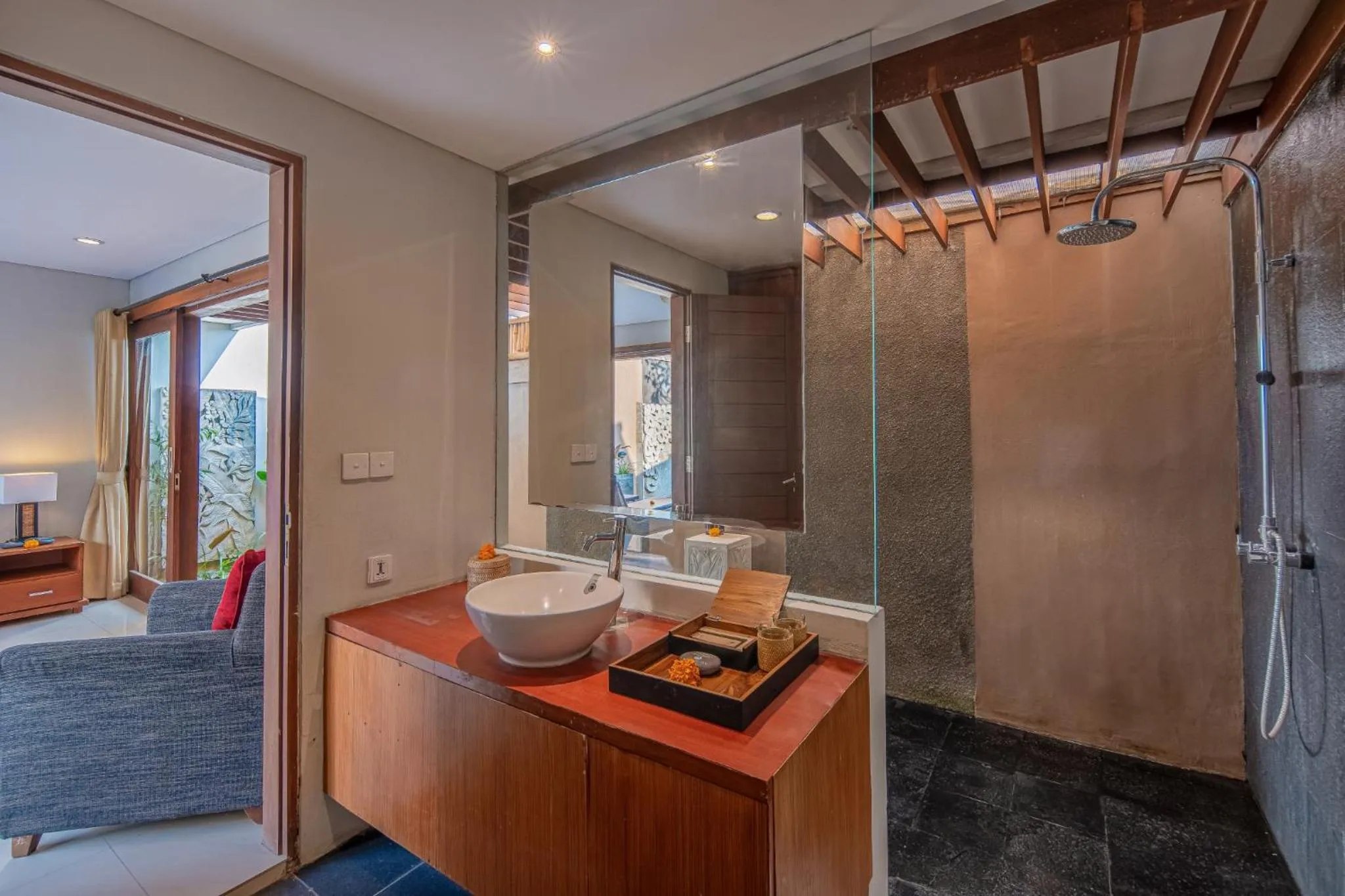 Bathroom in Nyanyi Sanctuary Villa Tabanan by Ini Vie Hospitality