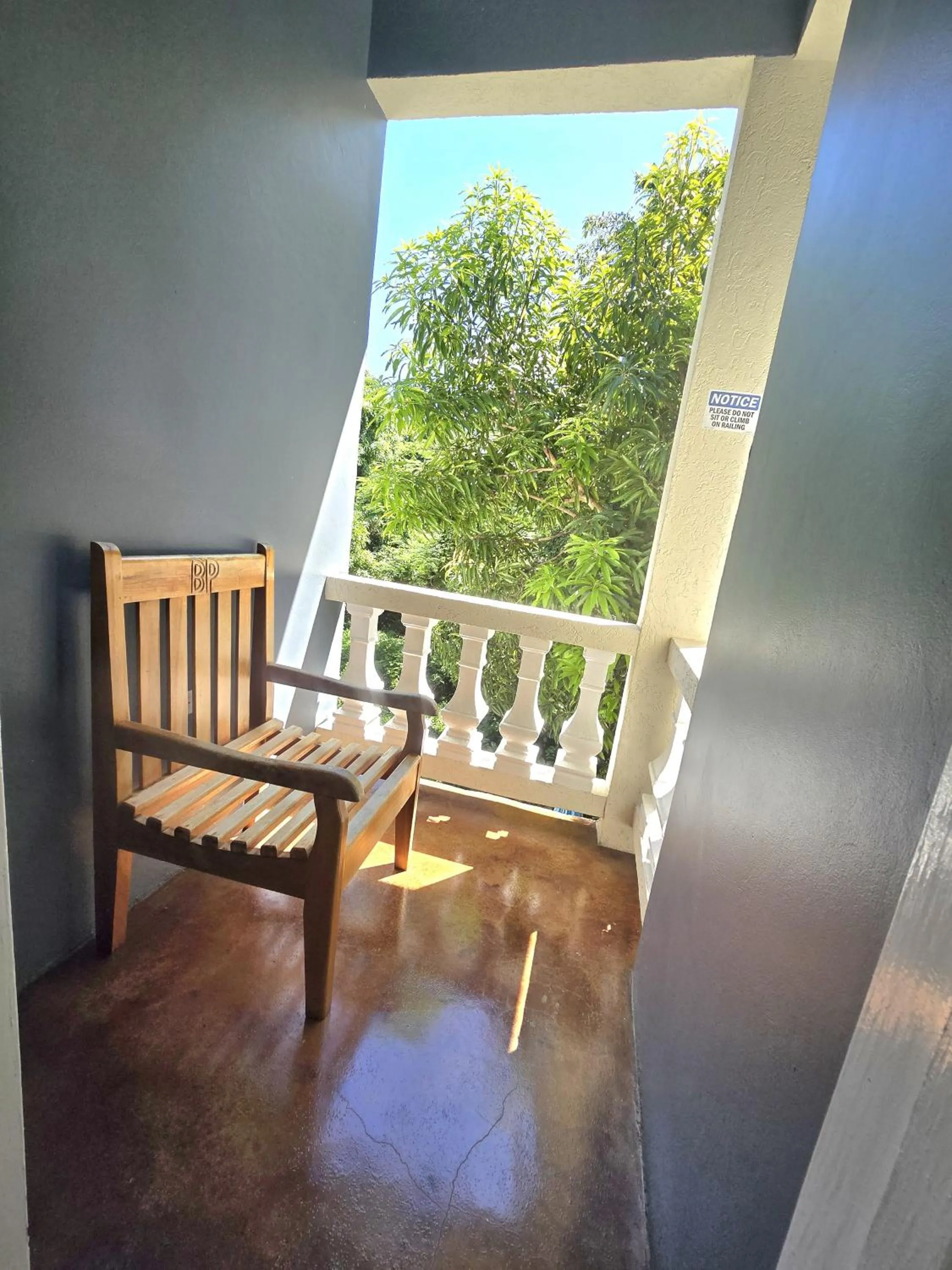 Balcony/Terrace in Blue Paloma Bed & Breakfast