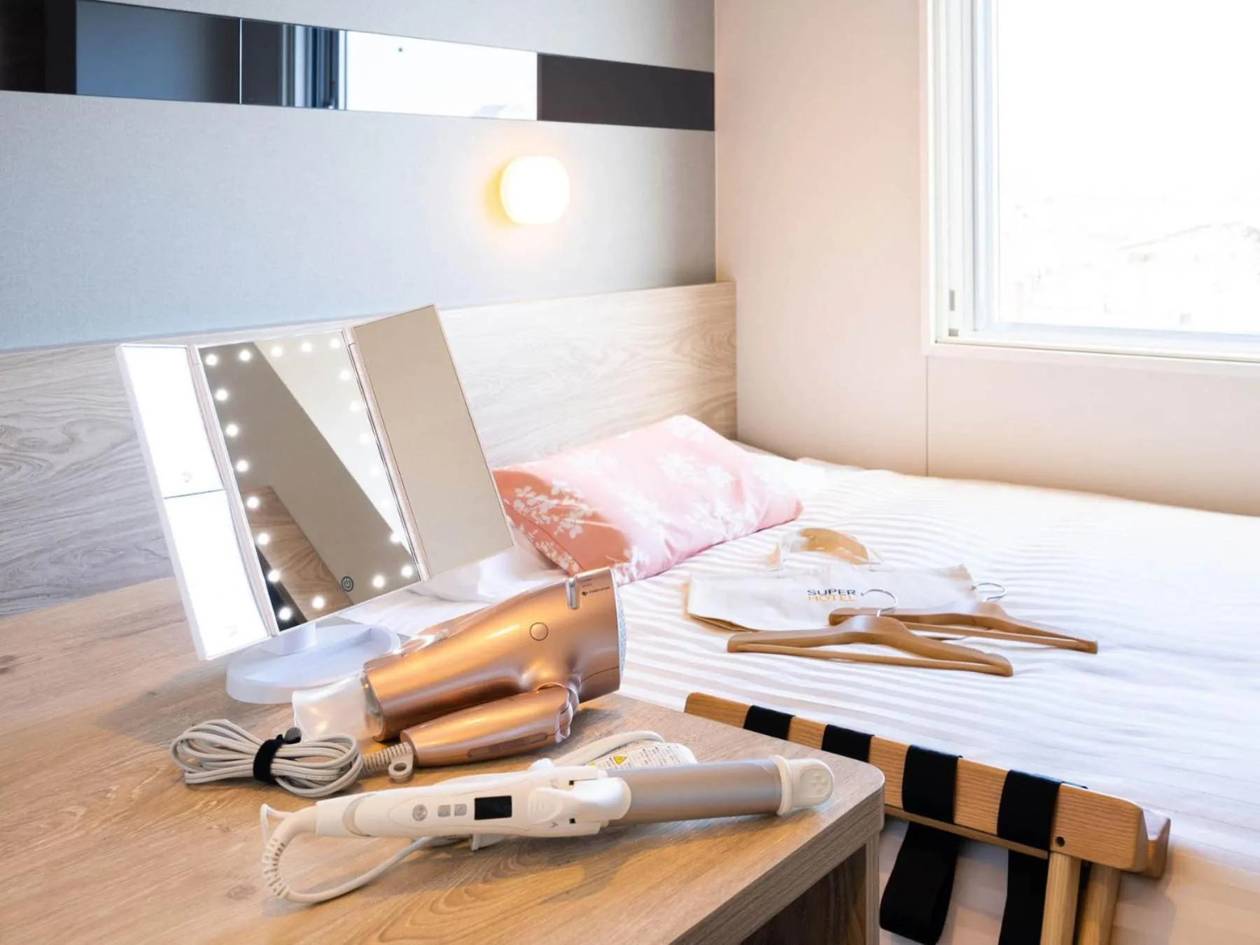 Photo of the whole room, Bed in Super Hotel Marugame Ekimae