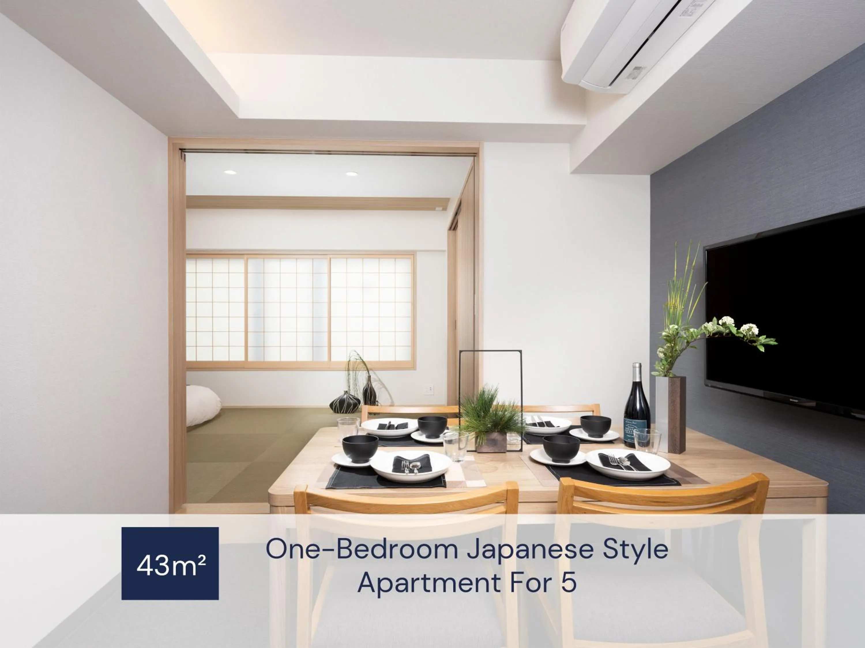 Photo of the whole room in MIMARU Osaka Shinsaibashi West