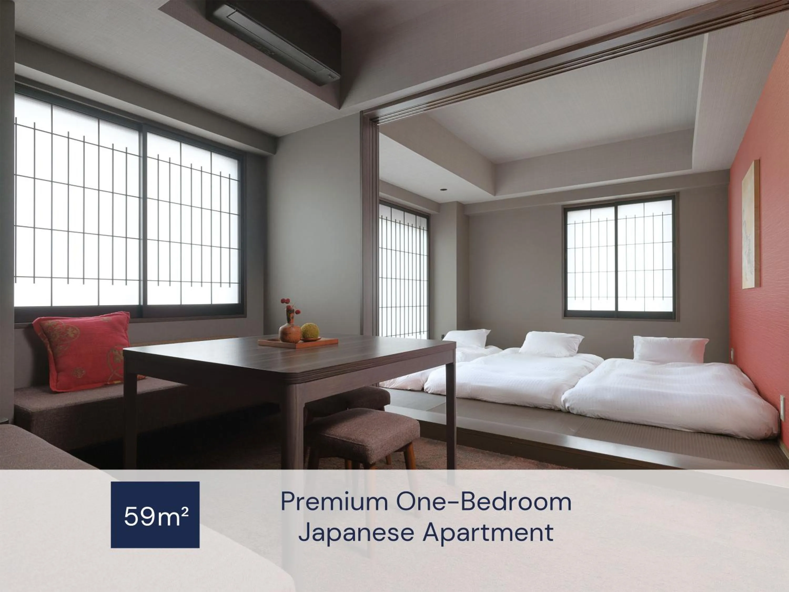 Photo of the whole room, Bed in MIMARU Osaka Shinsaibashi West