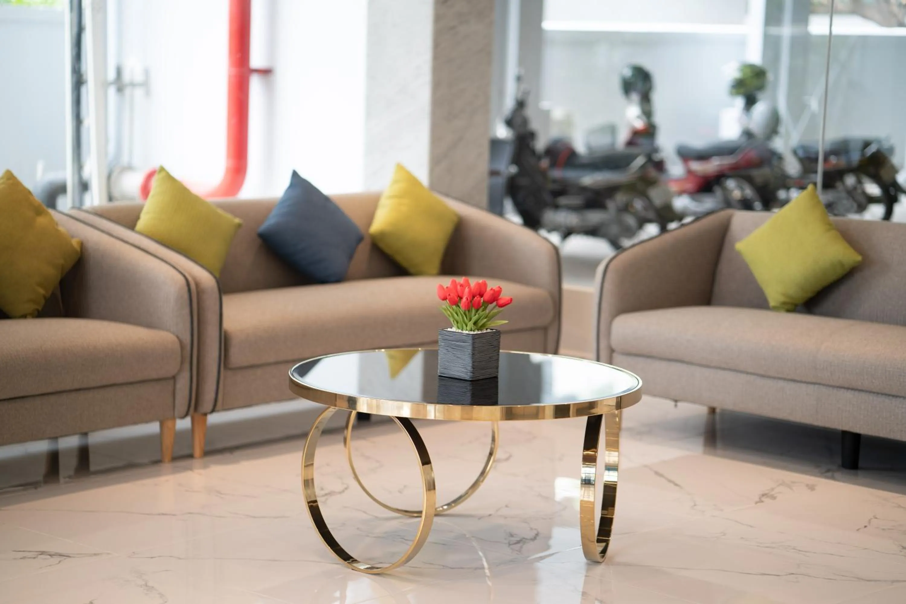 Seating area in TK VIEW HOTEL & APARTMENT