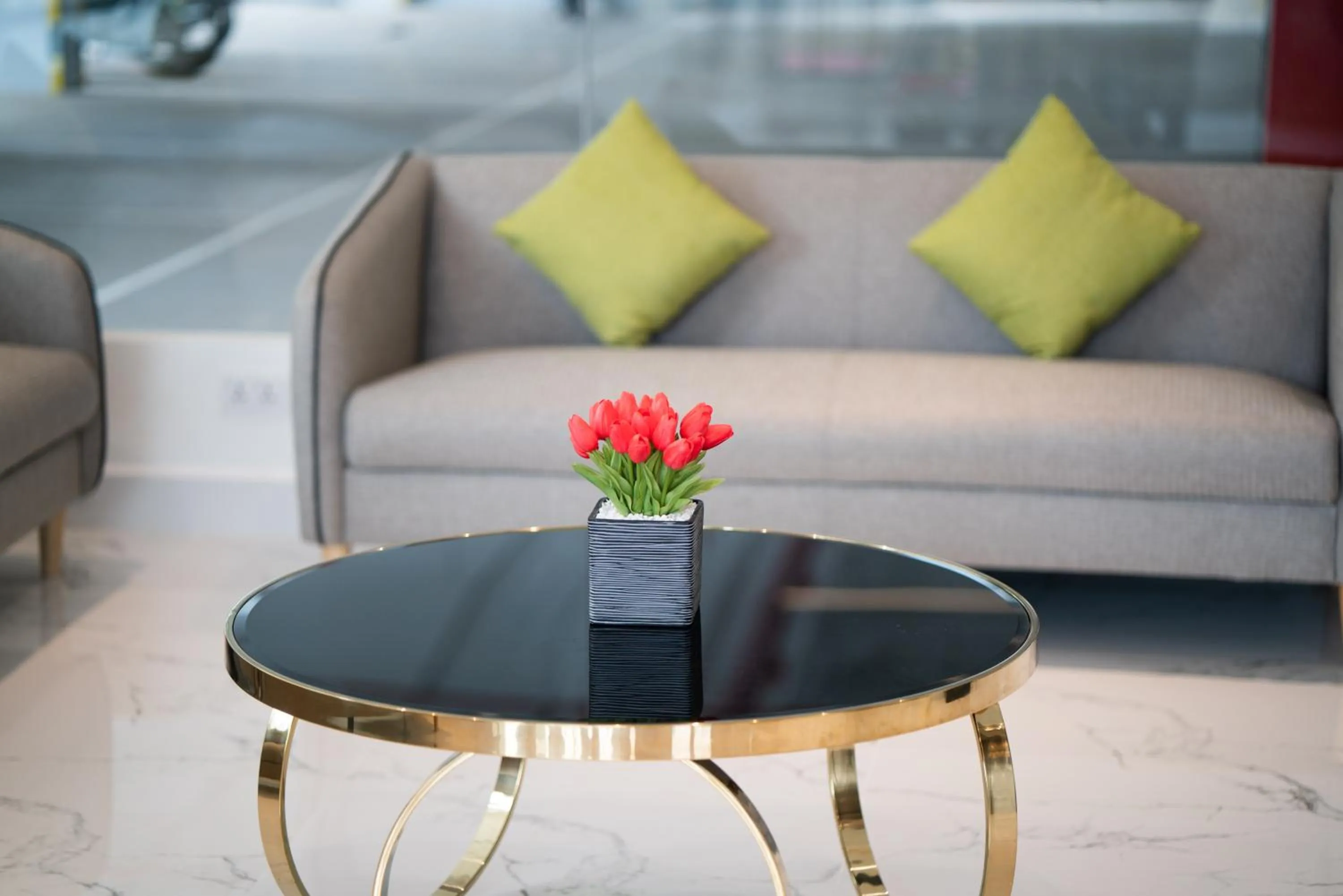 Seating area in TK VIEW HOTEL & APARTMENT