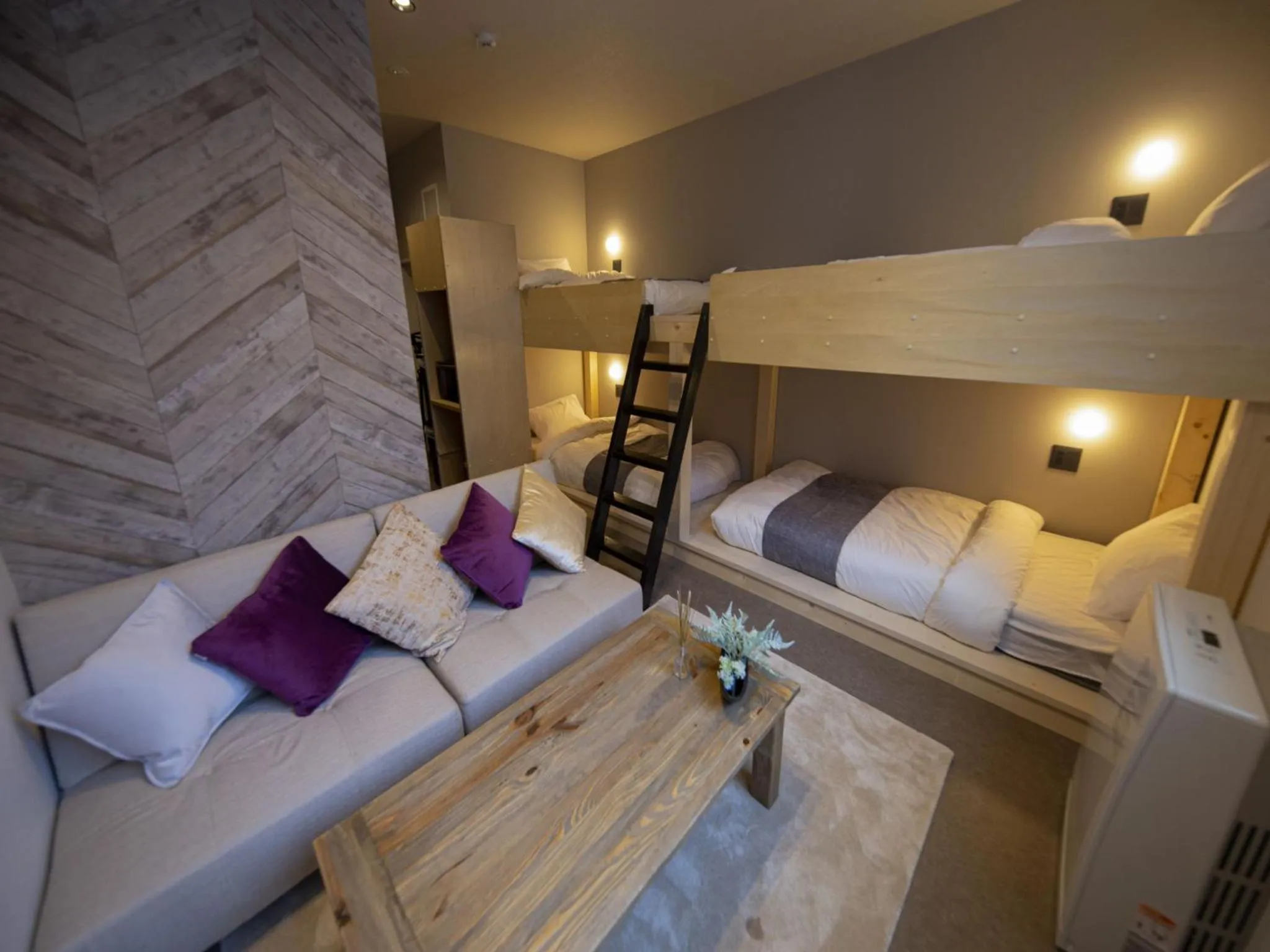 Photo of the whole room, Bed in UCHI SUSUKINO WEST by Hotel Wheat