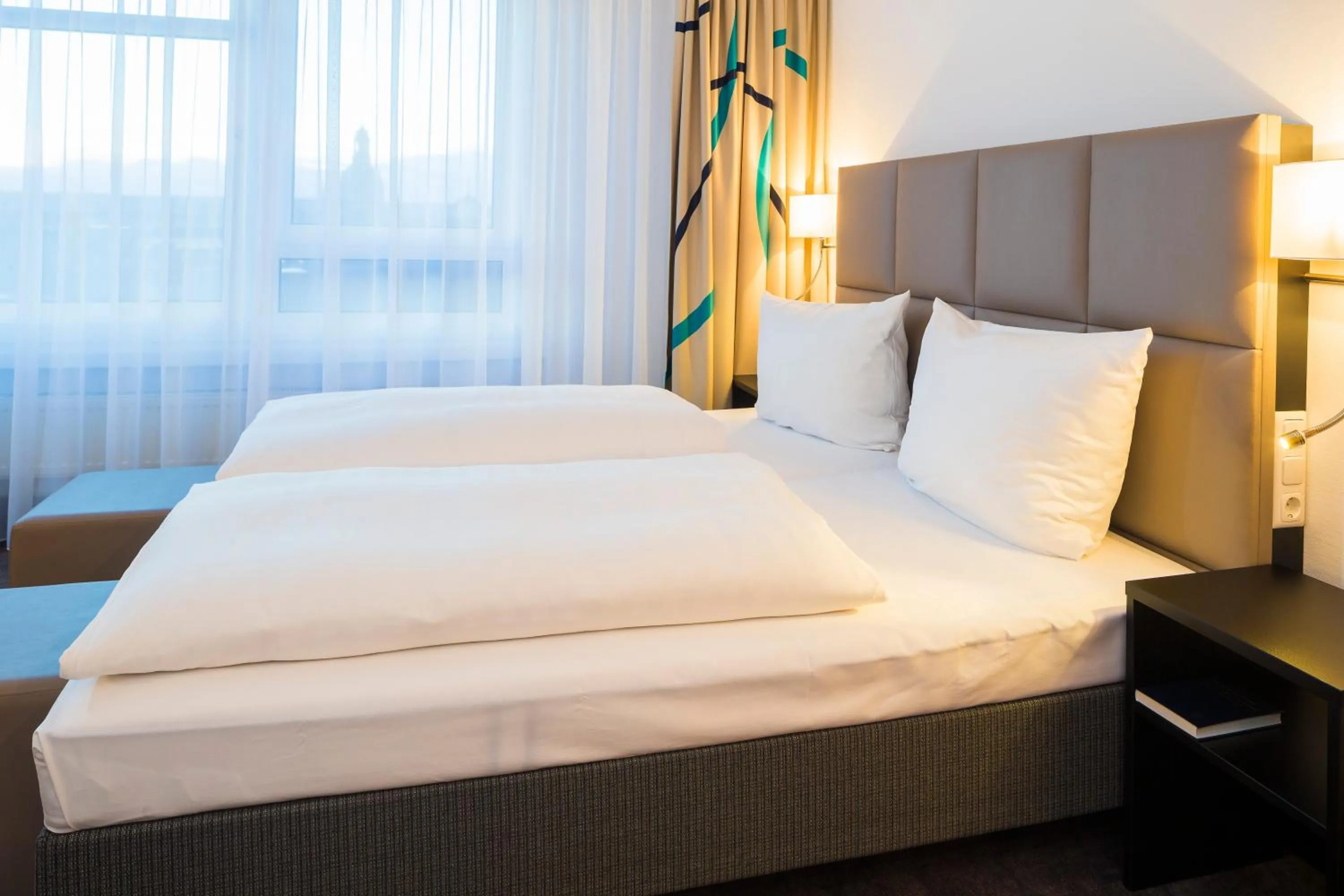 Bed in Hotel Am Terrassenufer