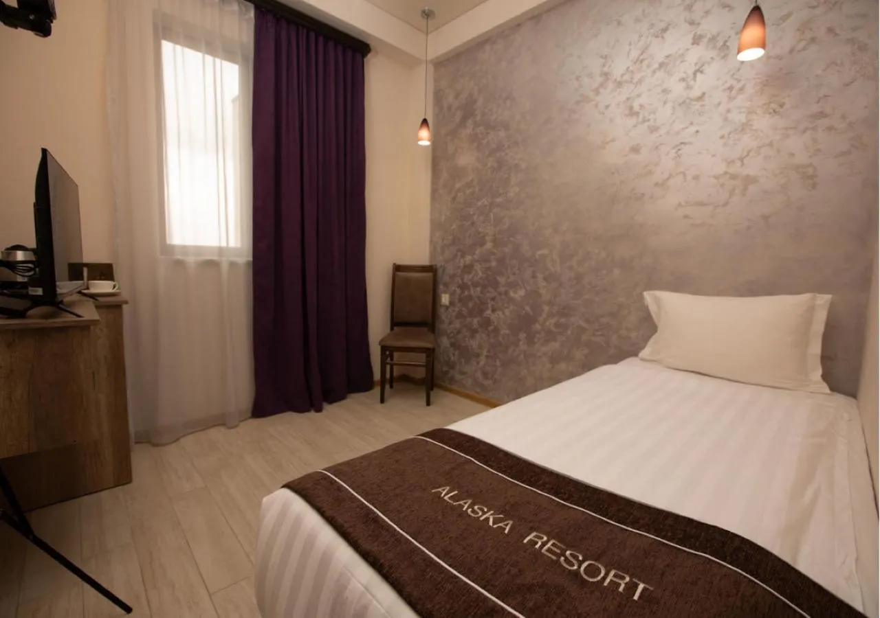 Bed in Alaska Resort