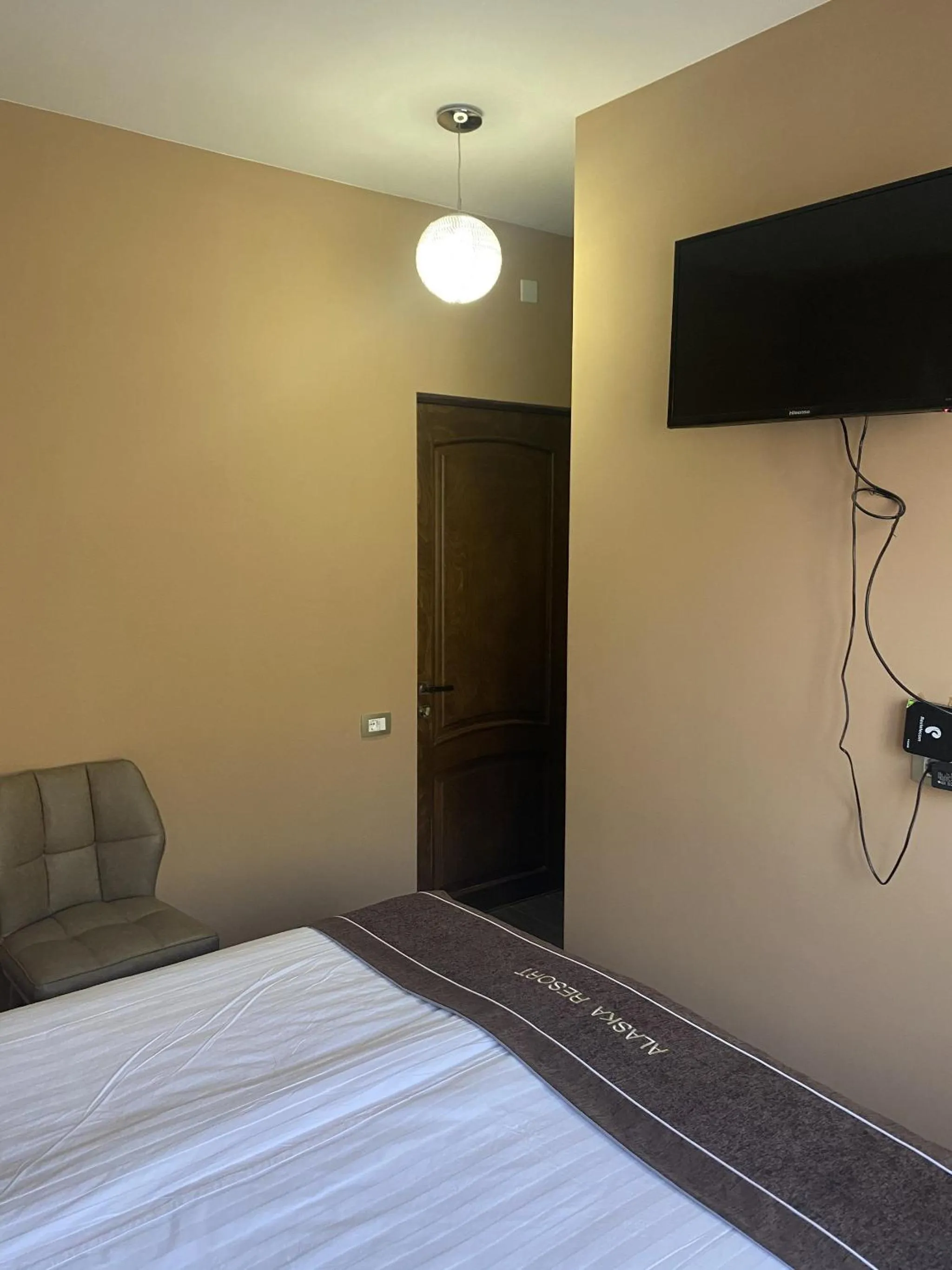 Bed in Alaska Resort