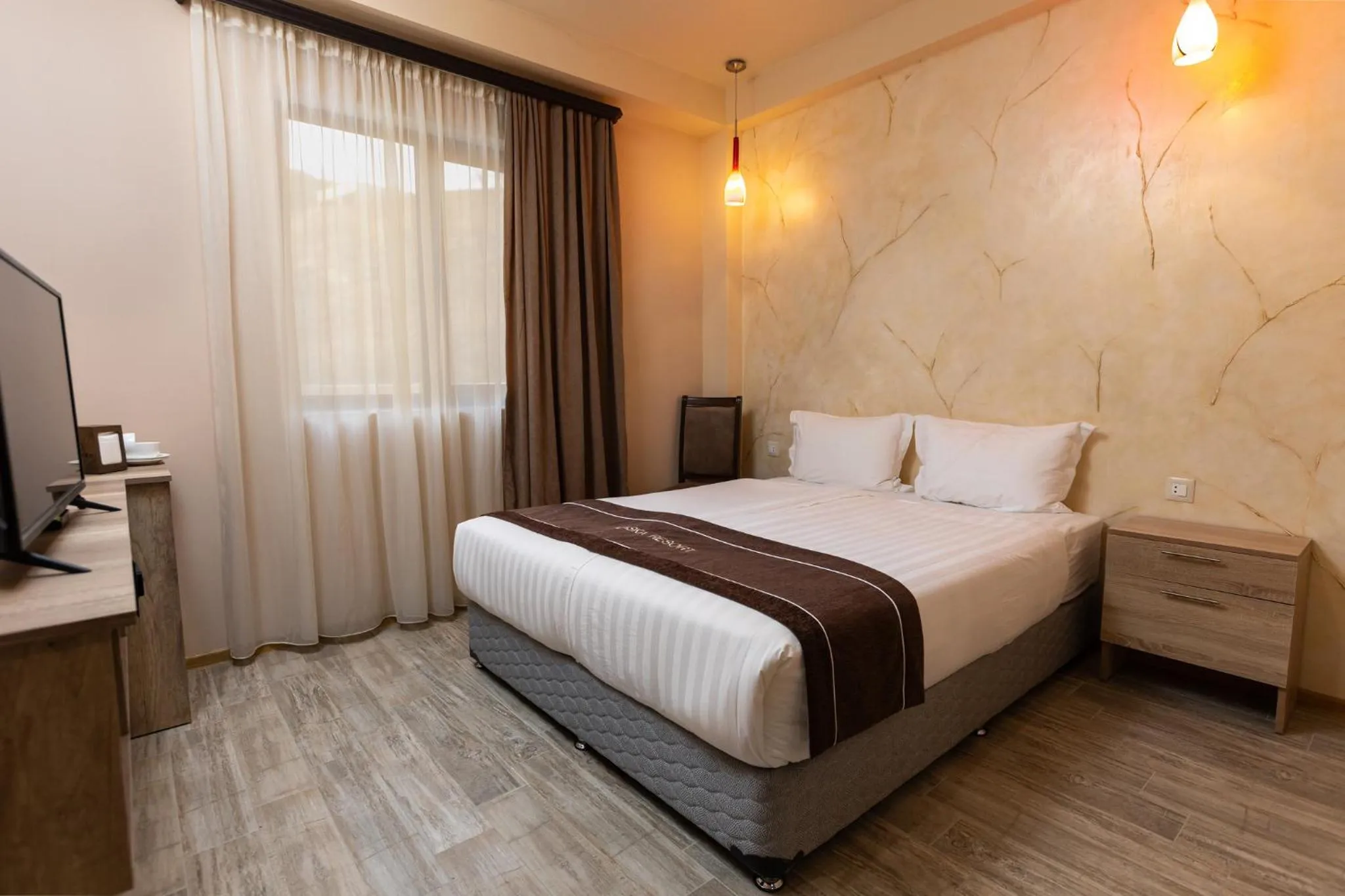 Bed in Alaska Resort