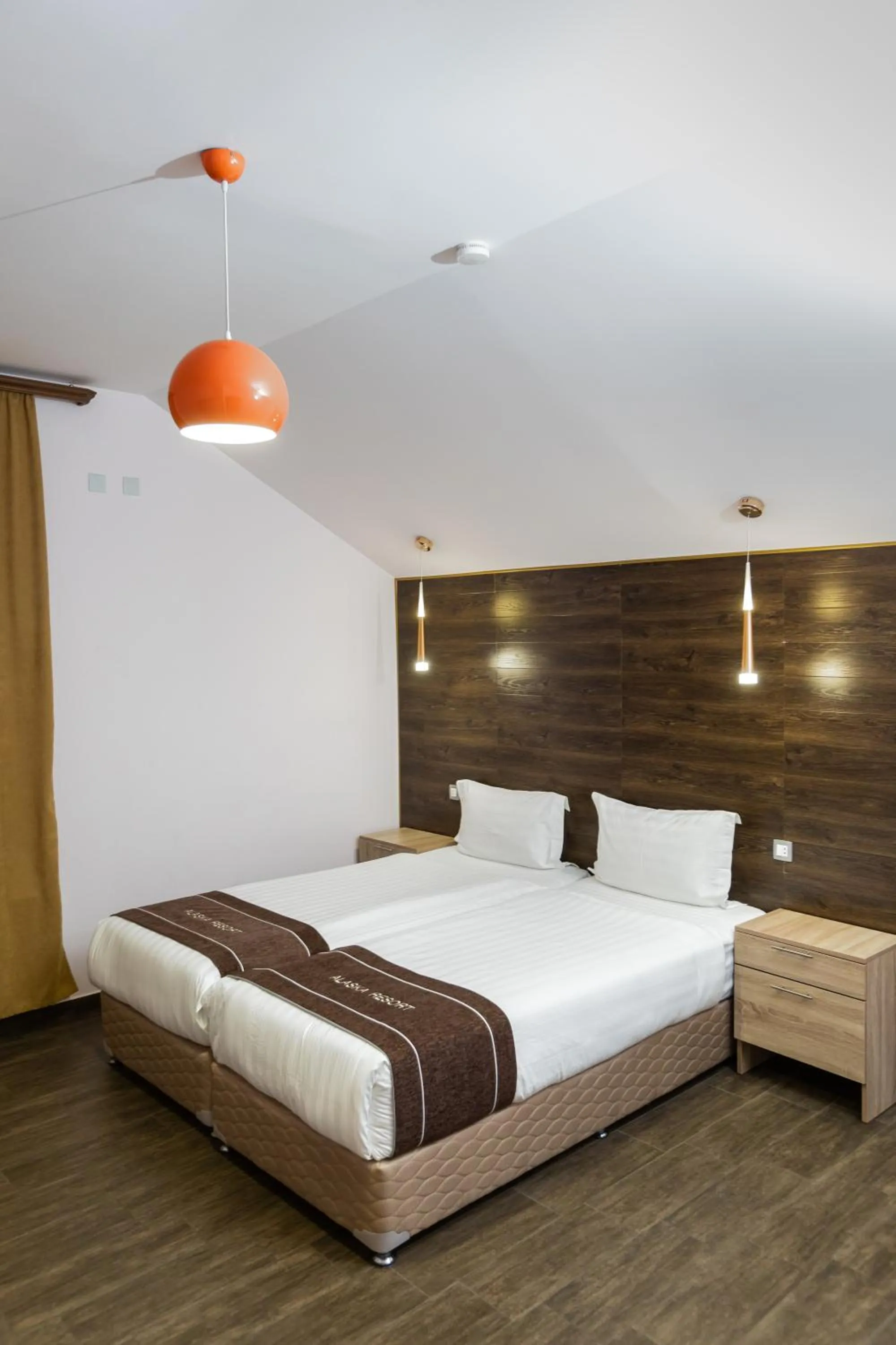 Bed in Alaska Resort