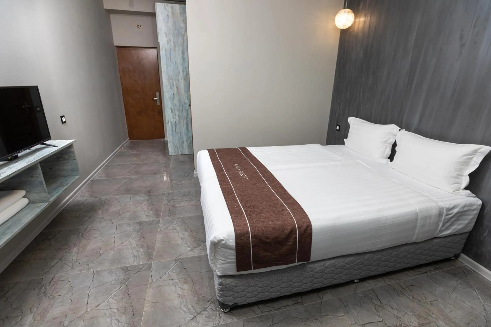 Bed in Alaska Resort