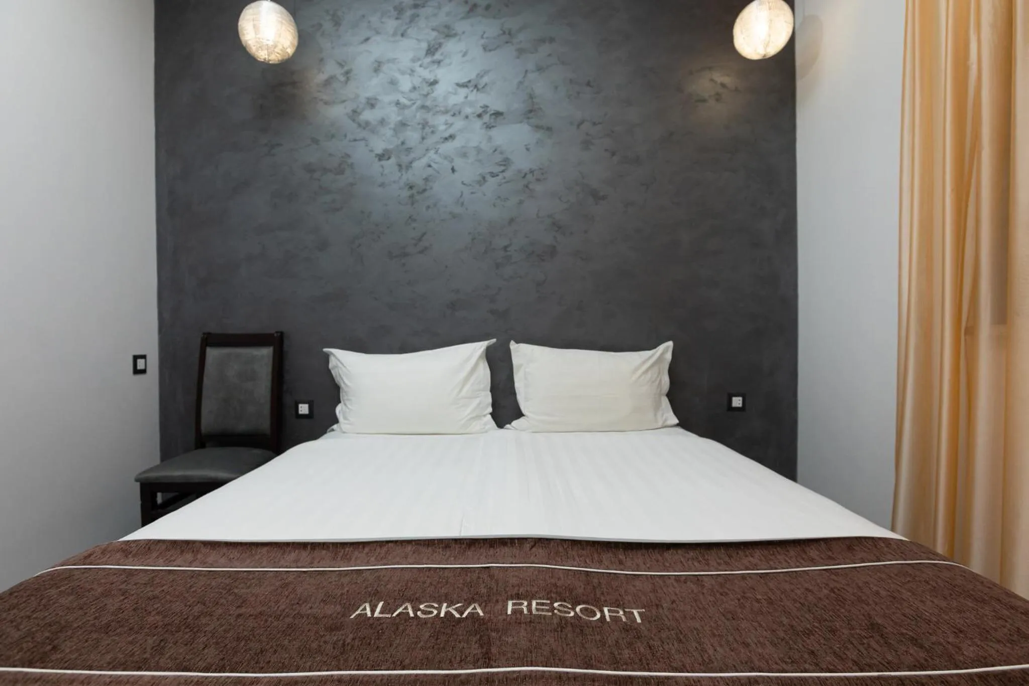 Bed in Alaska Resort