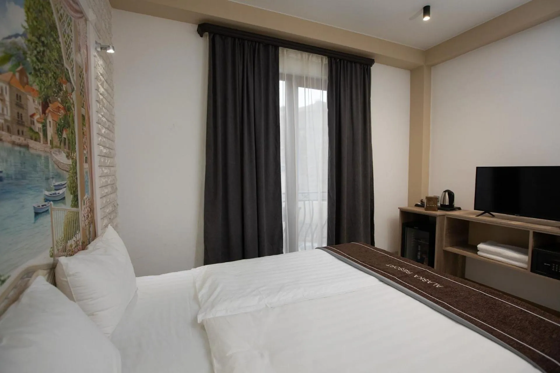 Bed in Alaska Resort