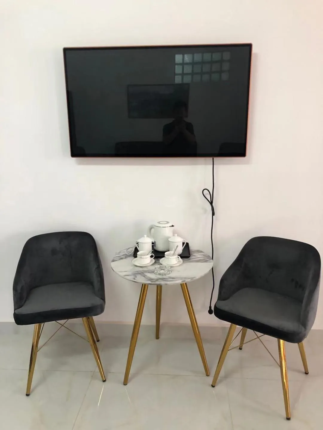 Seating area in Feima Hotel