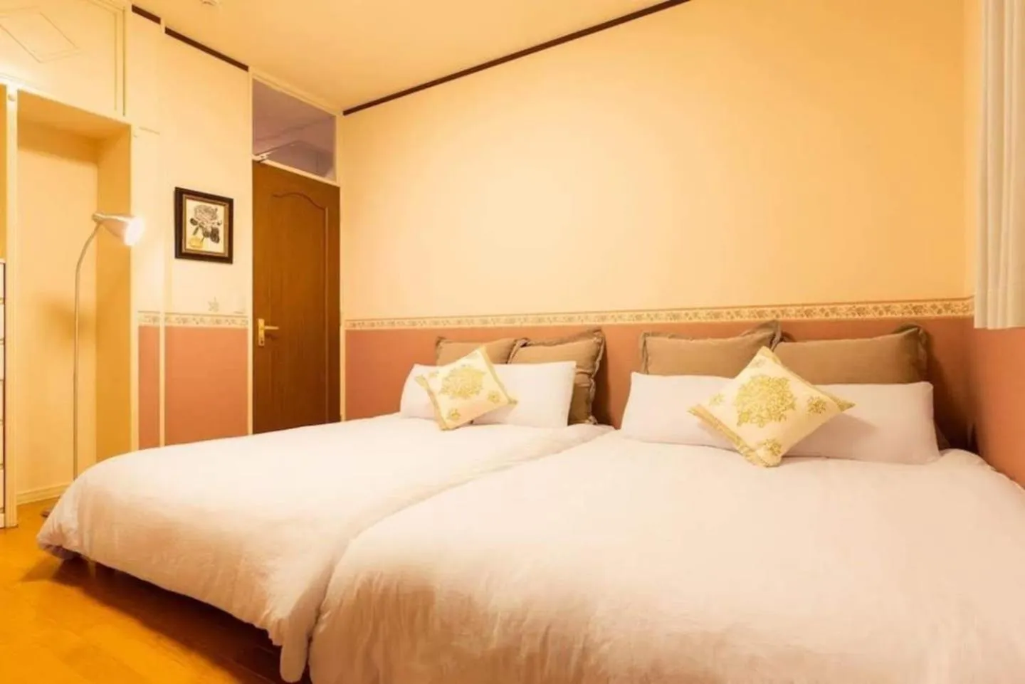 Bed in CHATAN SEASIDE FLAT VILLA