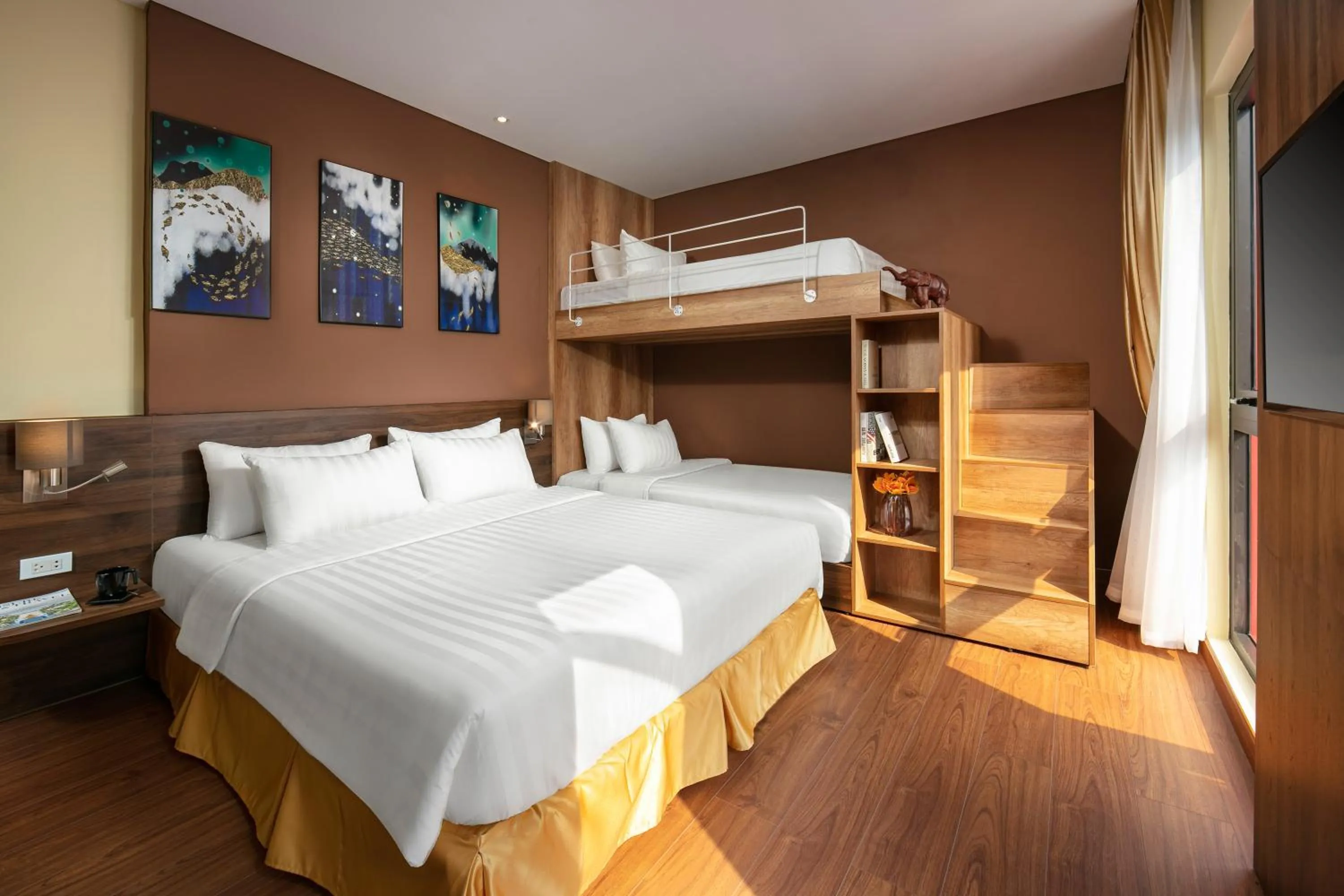 Bed in Viryla Boutique Hotel