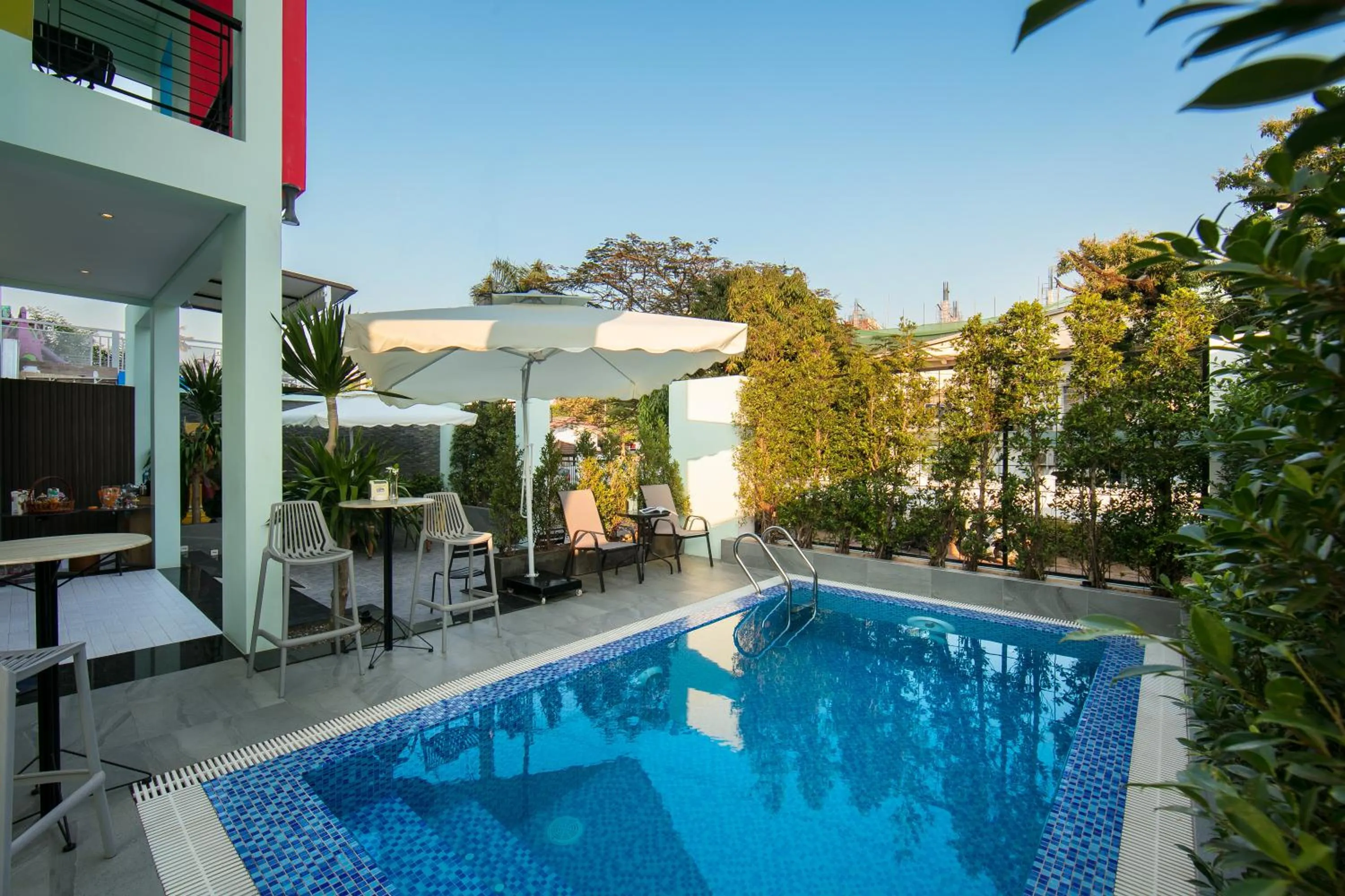 Swimming pool in Viryla Boutique Hotel