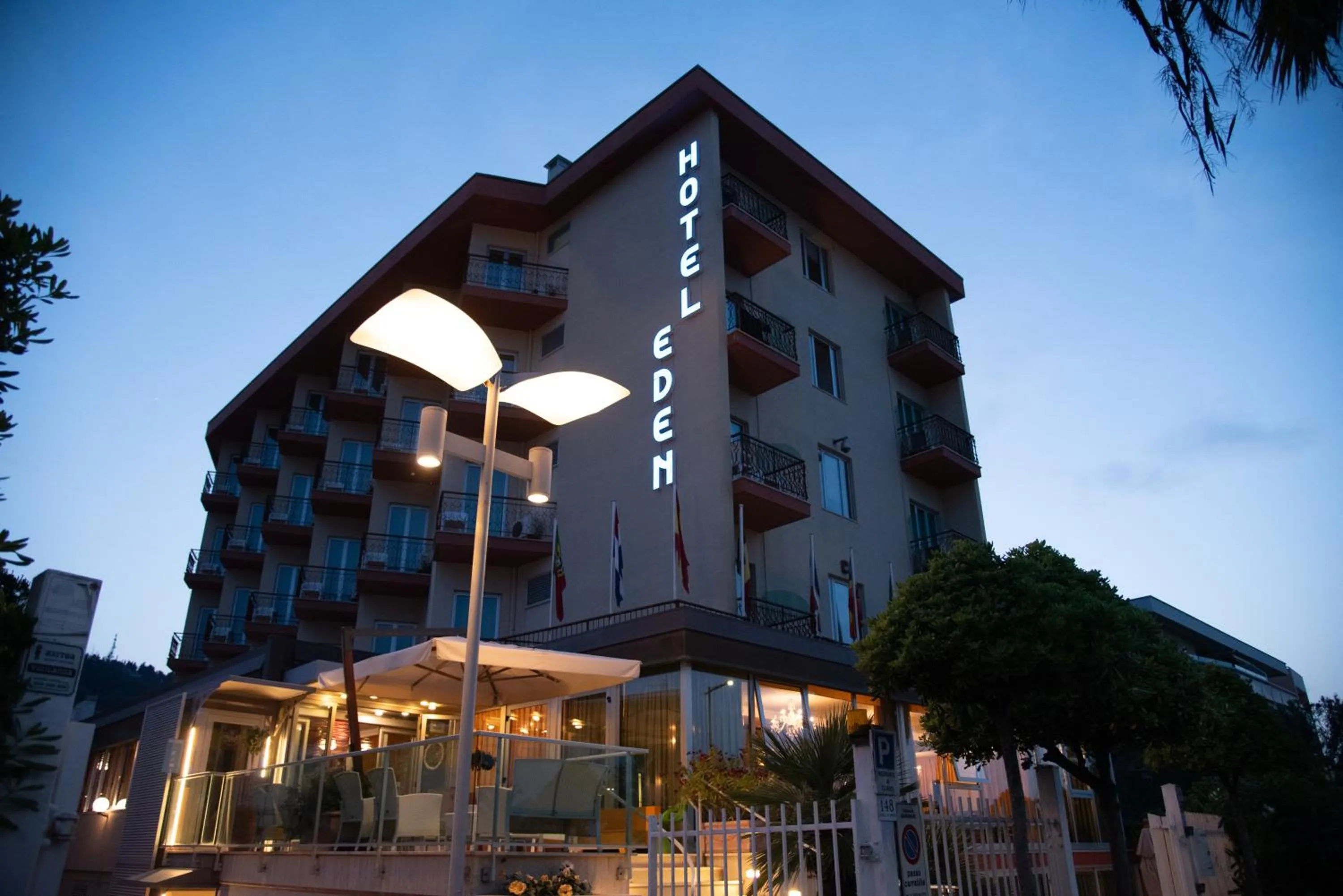 Property building in Hotel Eden