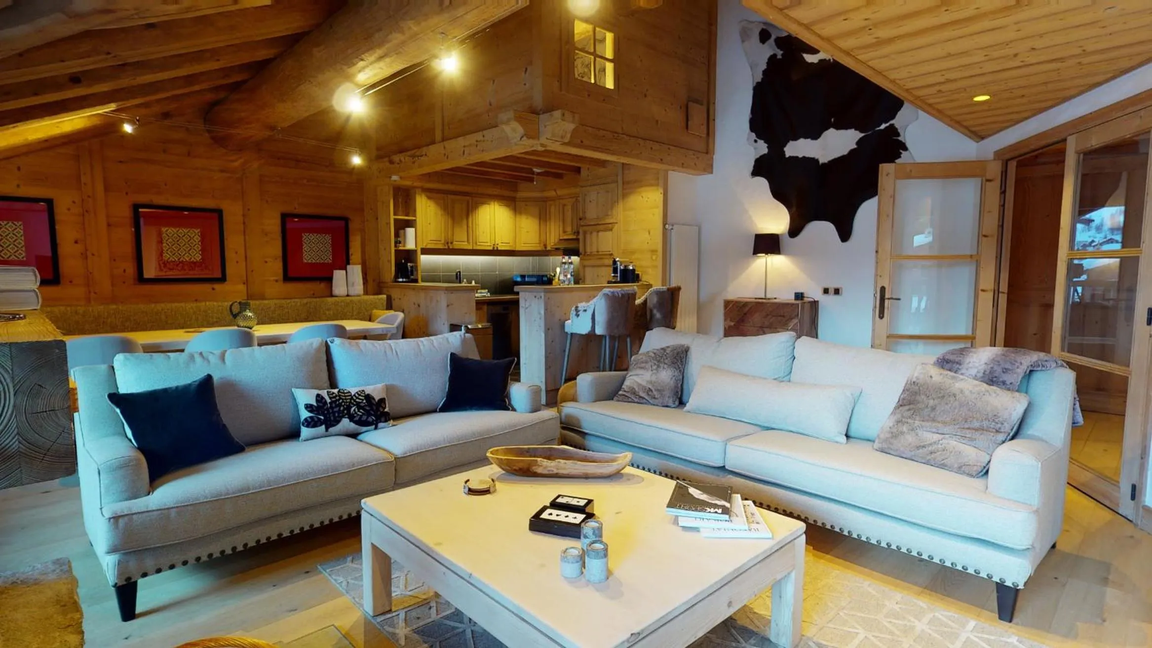 Living room in Résidence Le Lys Martagon