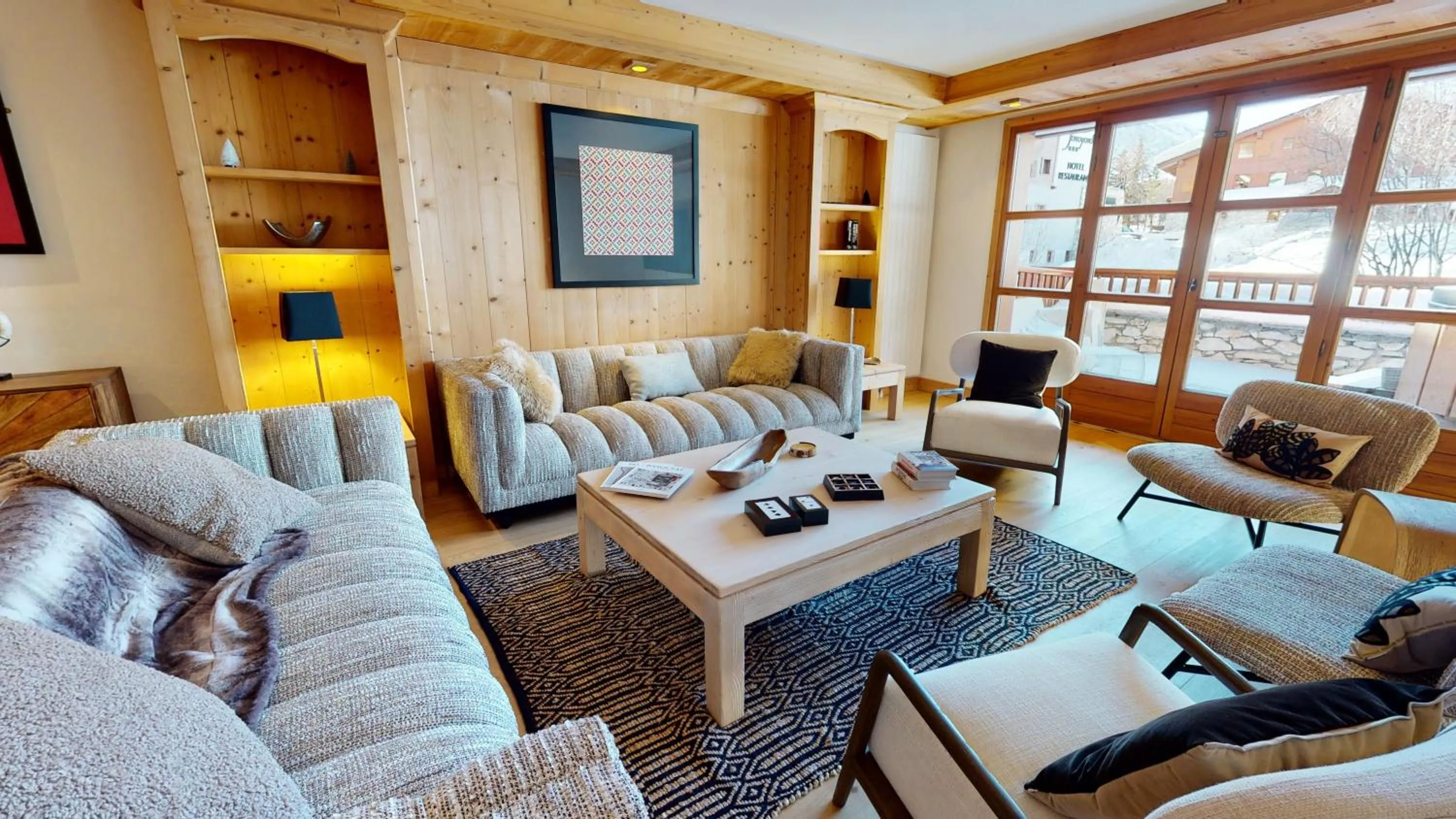 Living room in Résidence Le Lys Martagon
