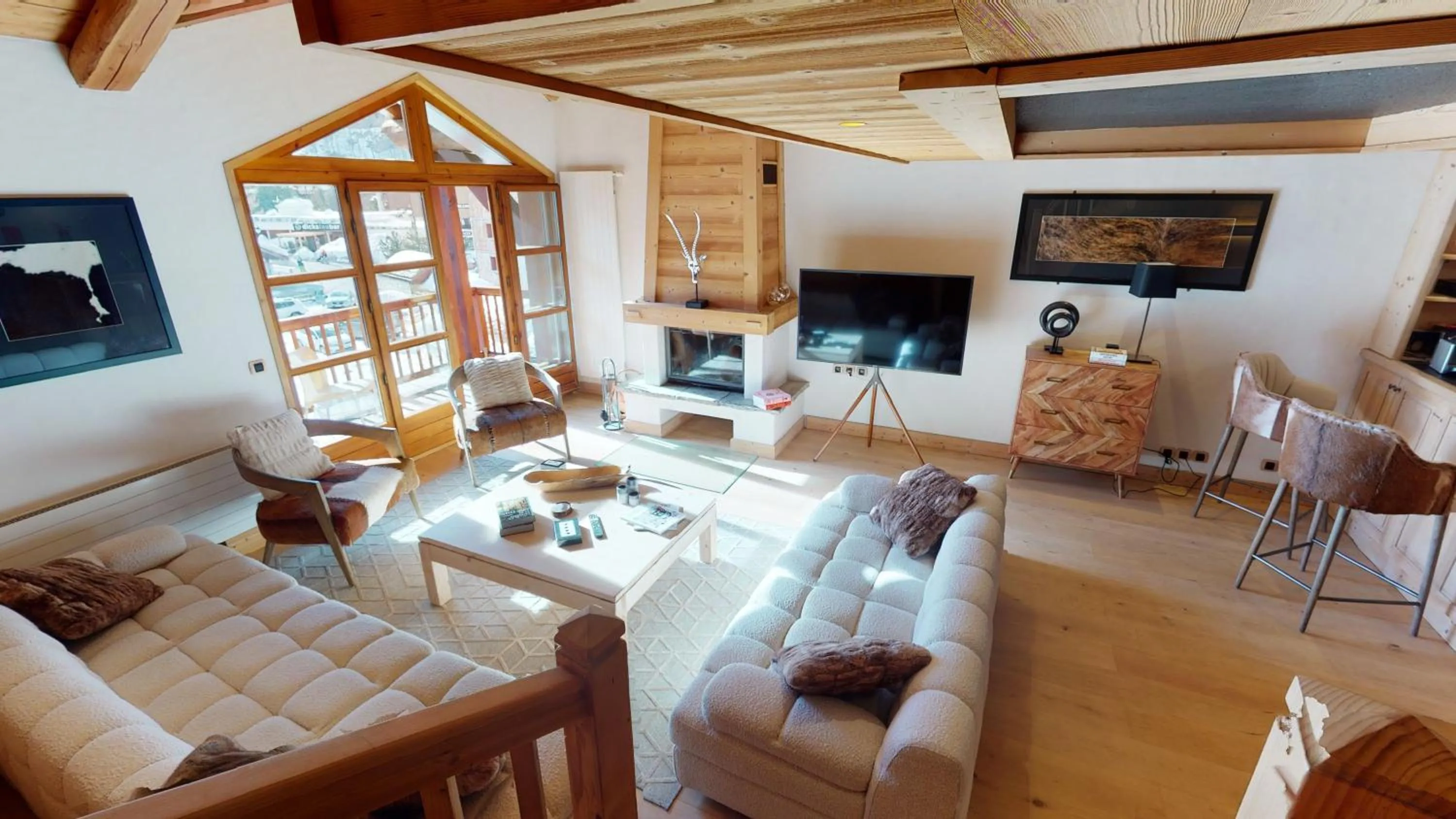 Living room in Résidence Le Lys Martagon