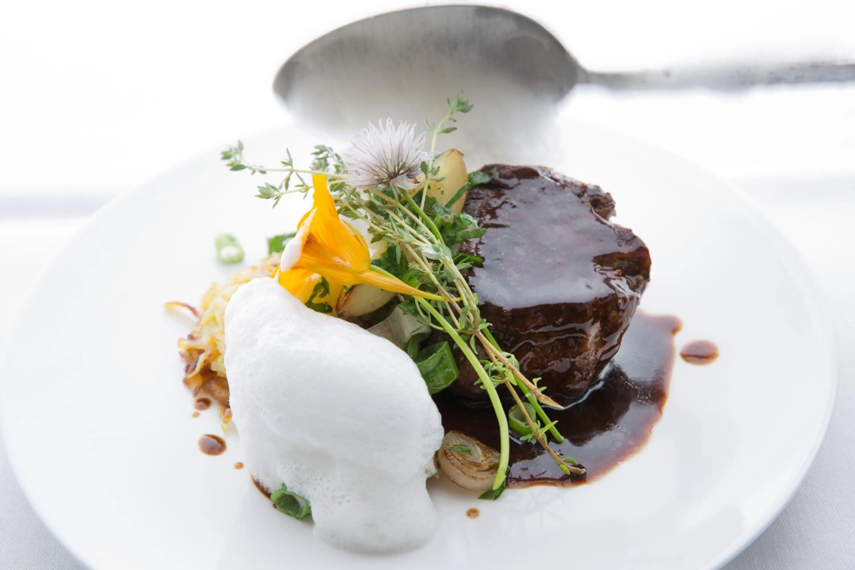 Food close-up in Boutiquehotel Hohes Licht