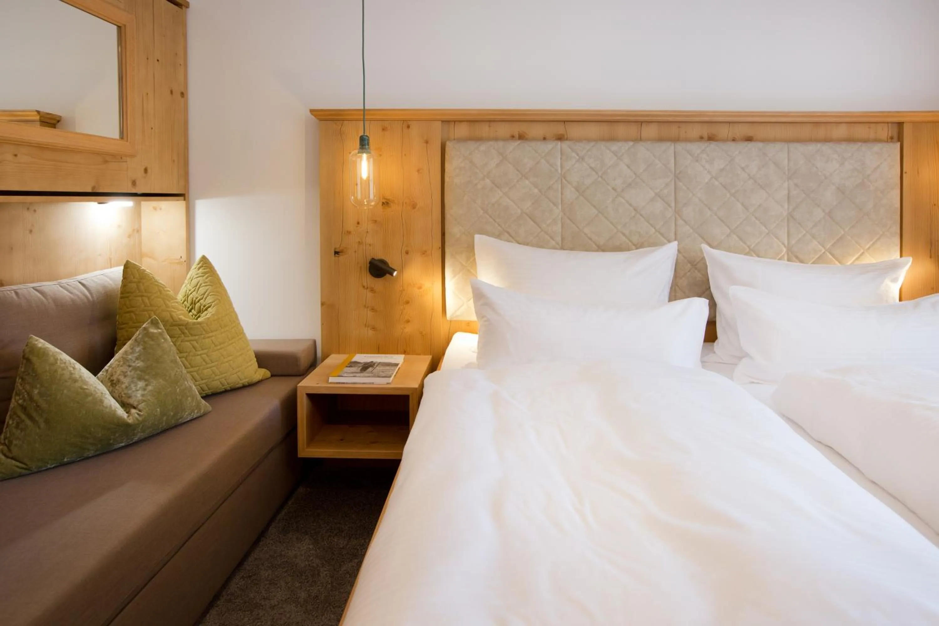 Bed in Boutiquehotel Hohes Licht