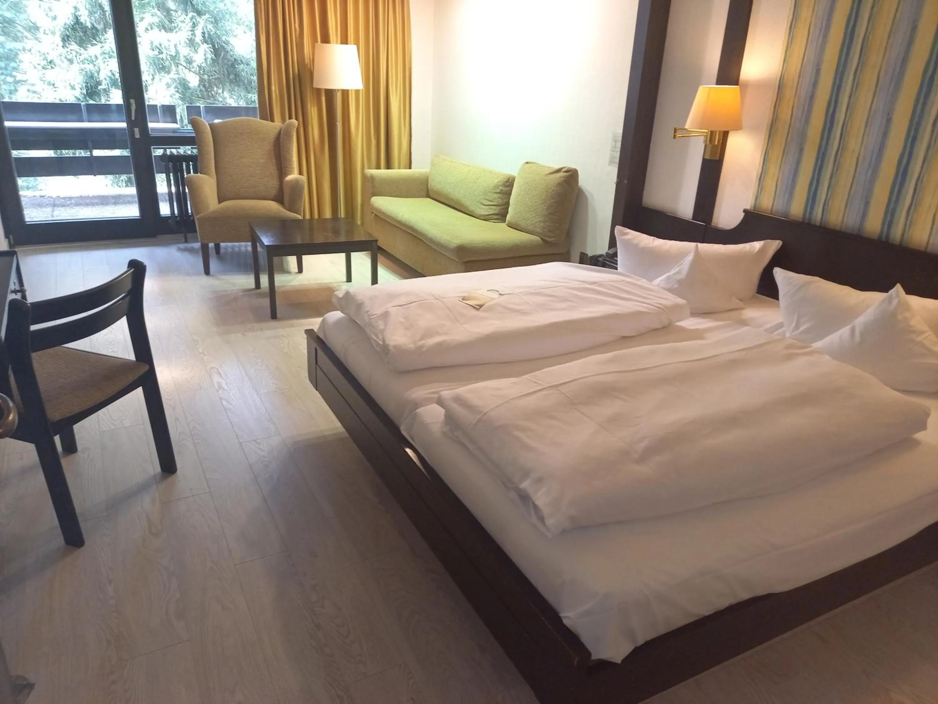 Bed in Hotel Heide Kröpke