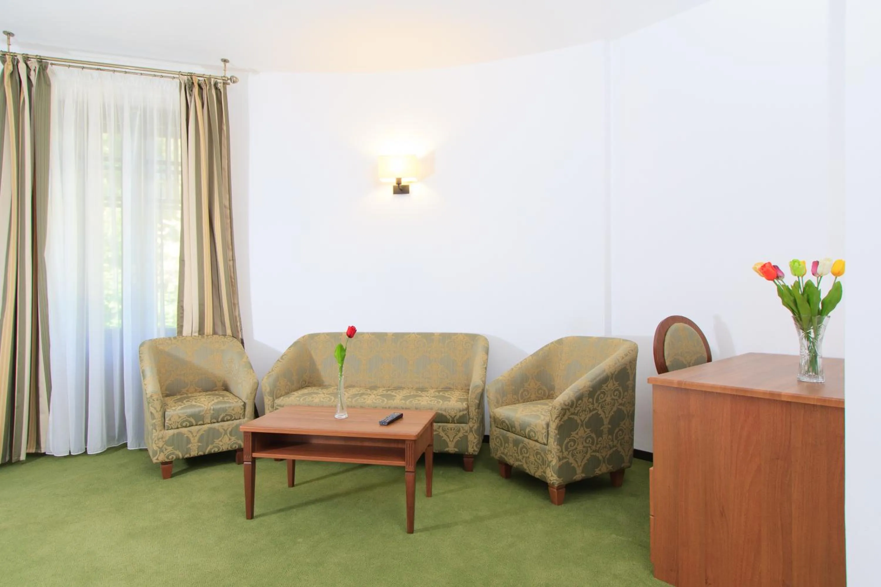 Seating area in Hotel Palace