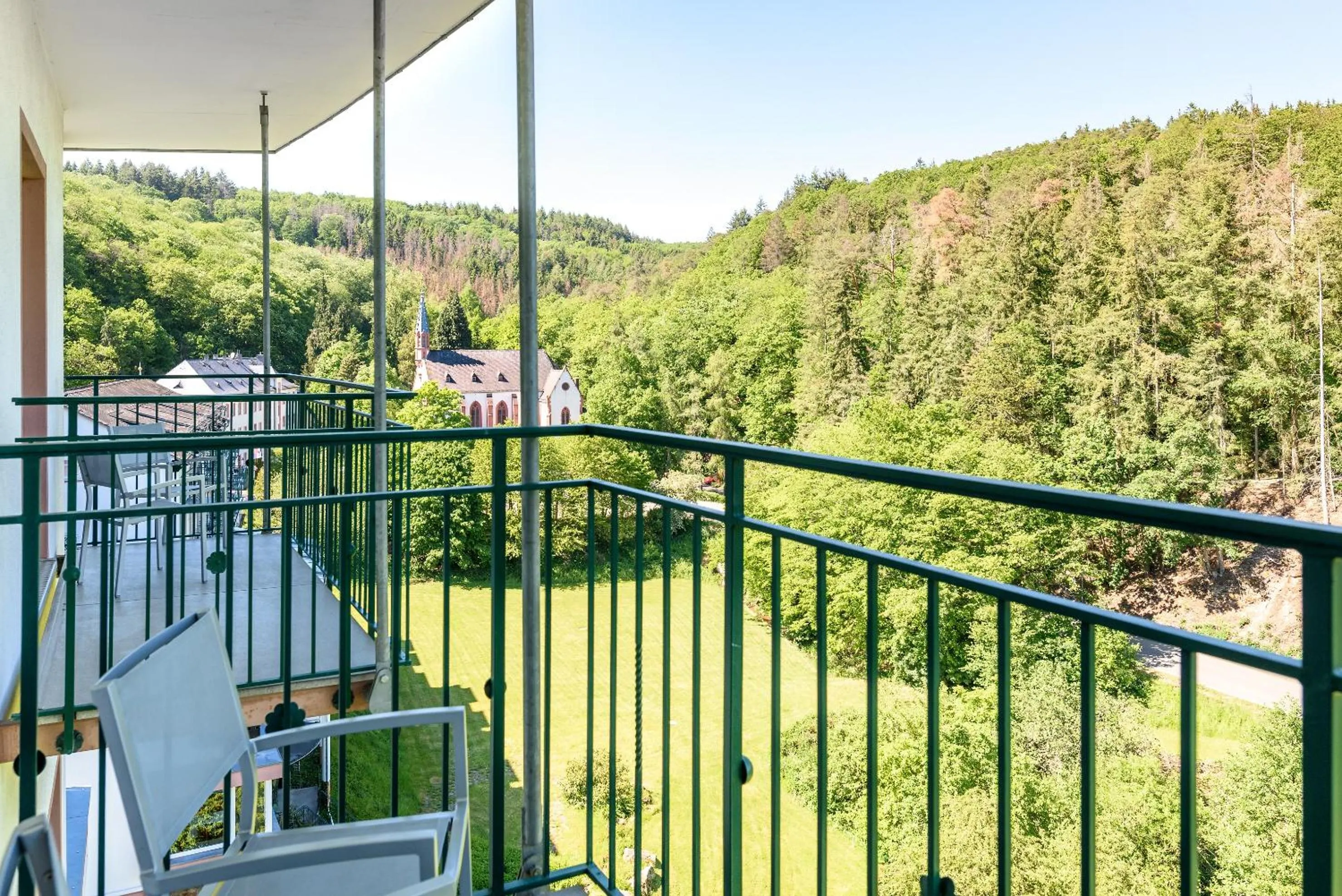 Balcony/Terrace in Akzent Waldhotel Rheingau