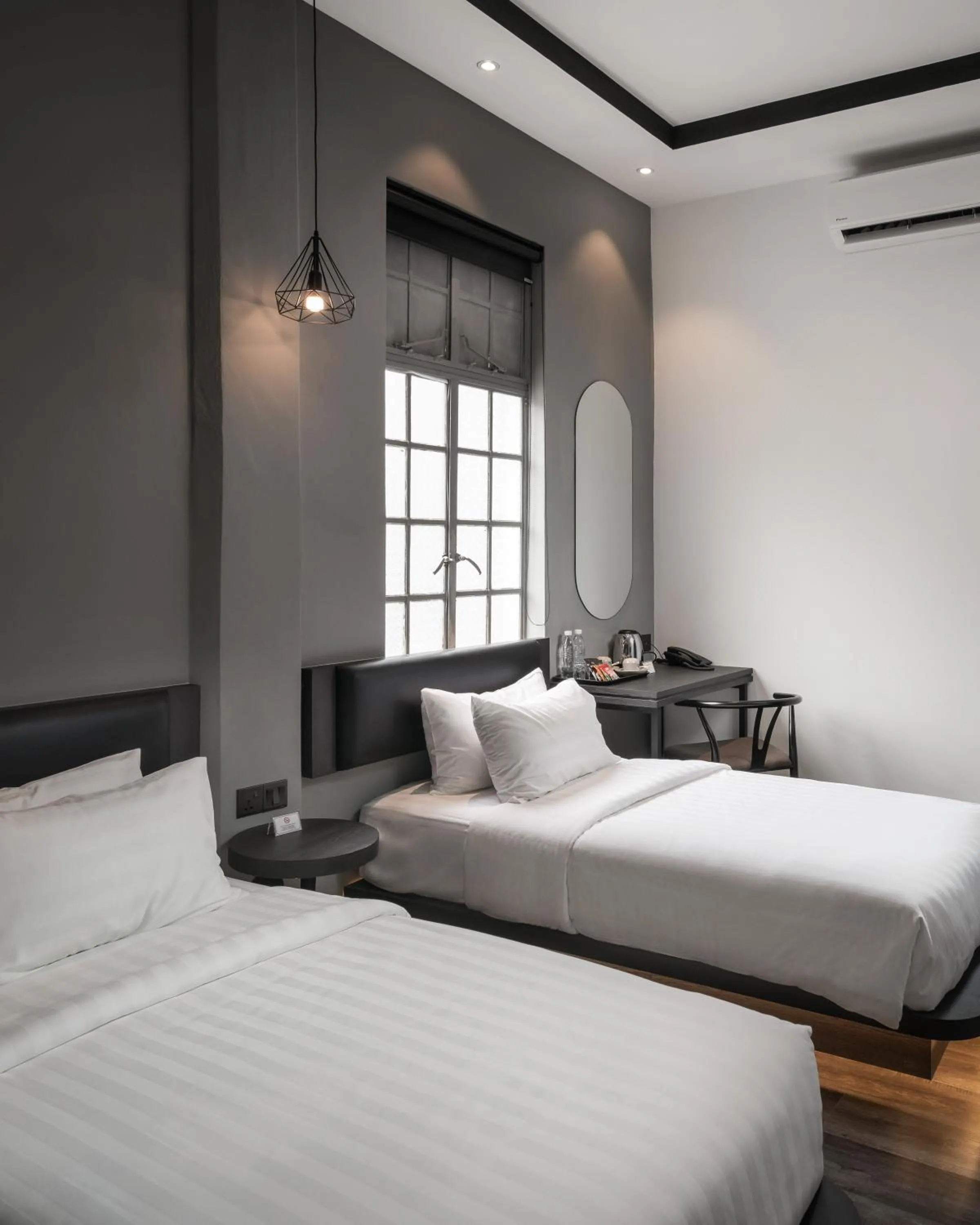 Bedroom, Bed in Modern Hotel Georgetown