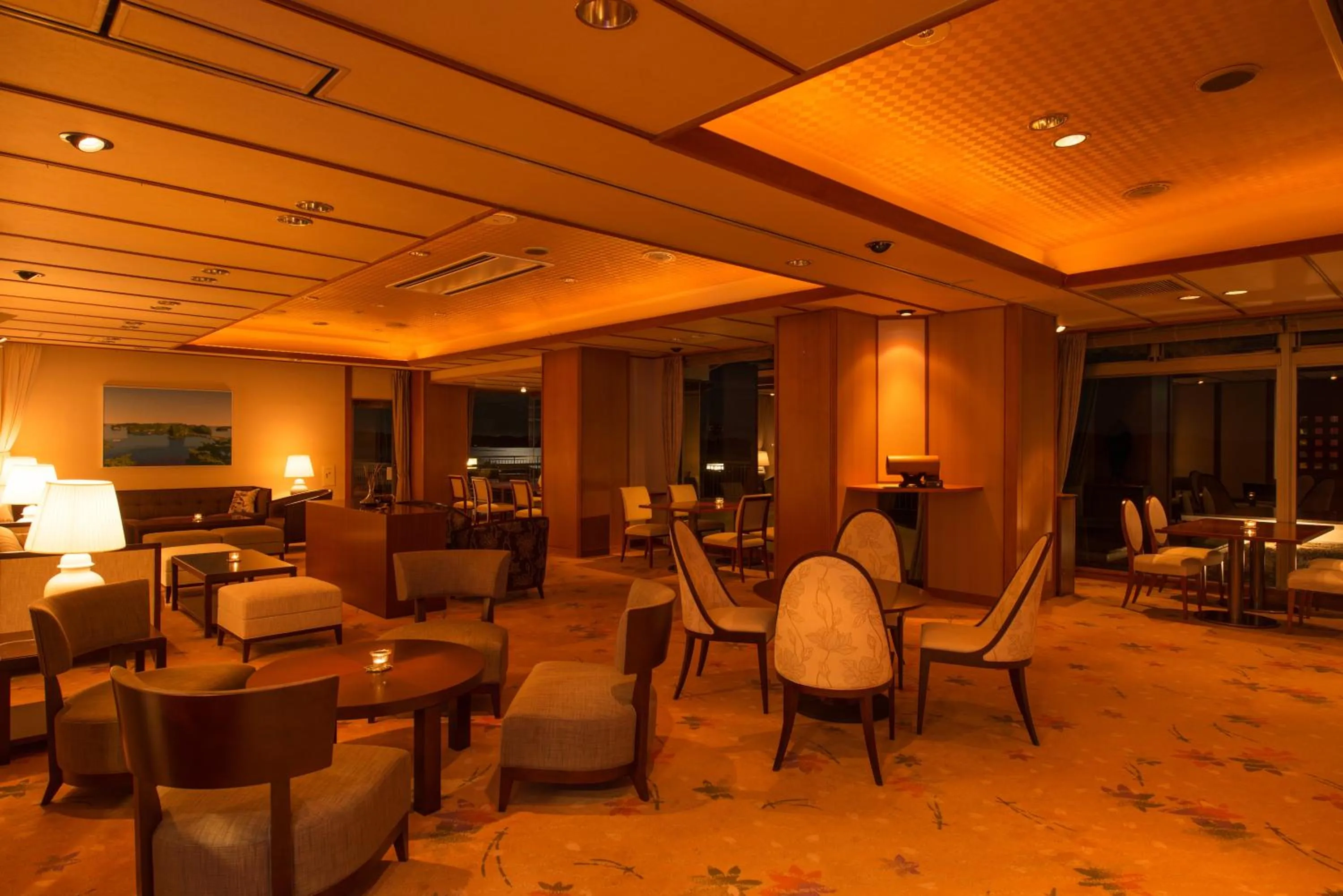 Lounge or bar in Komatsu-kan Kofu-tei