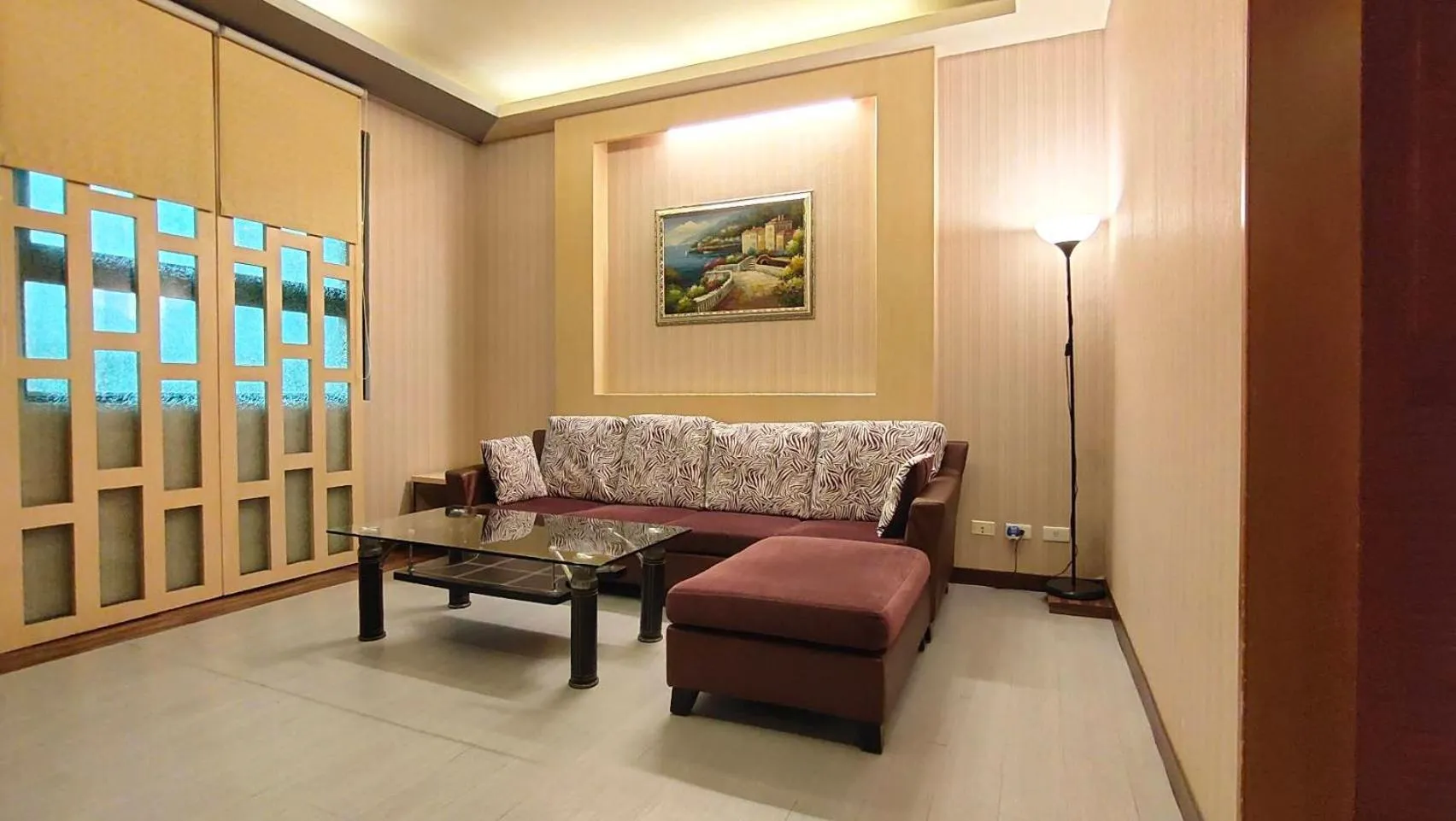 Living room in Jin Yong Quan Spa Hotspring Resort