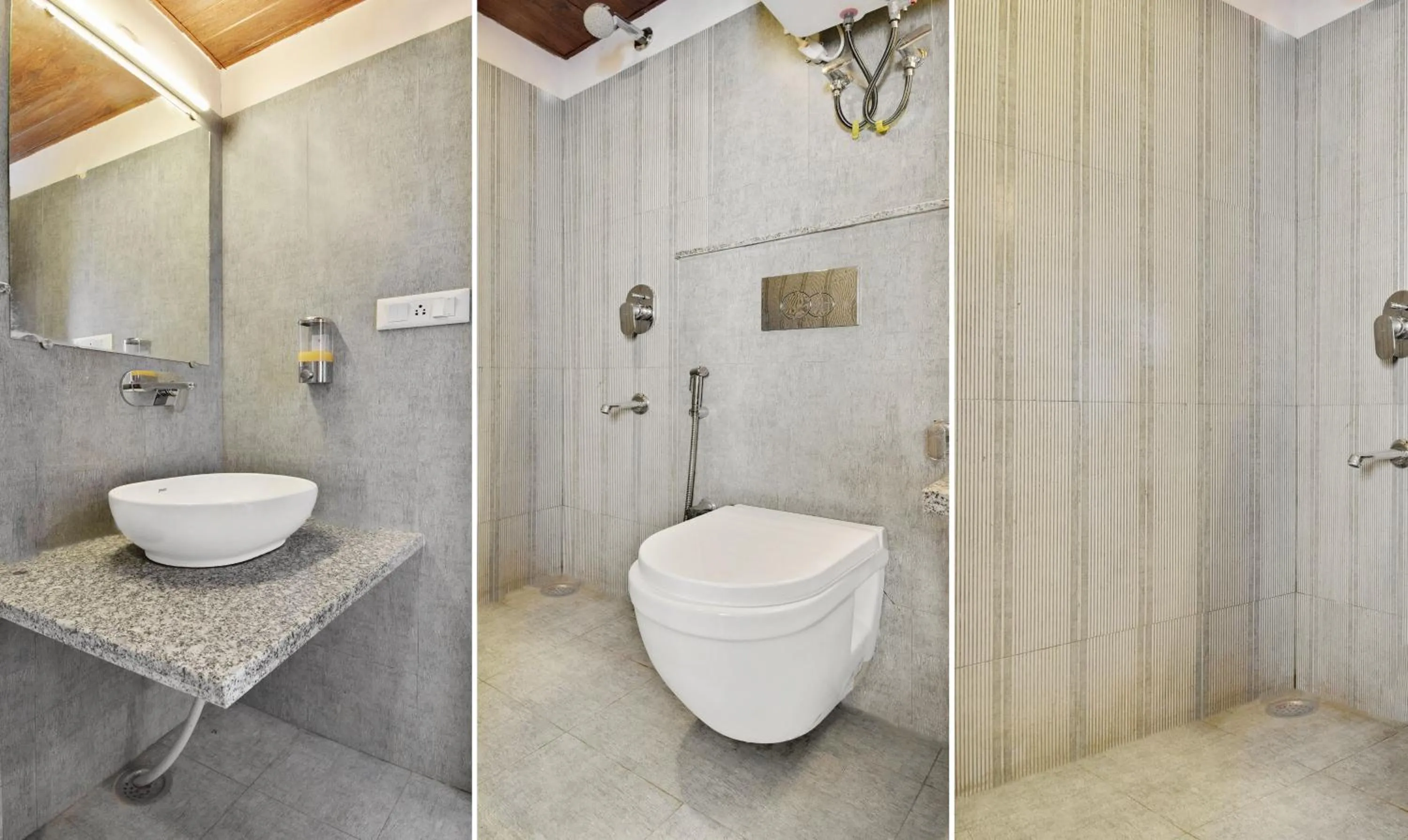 Bathroom in Treebo Mayur, Mall Road