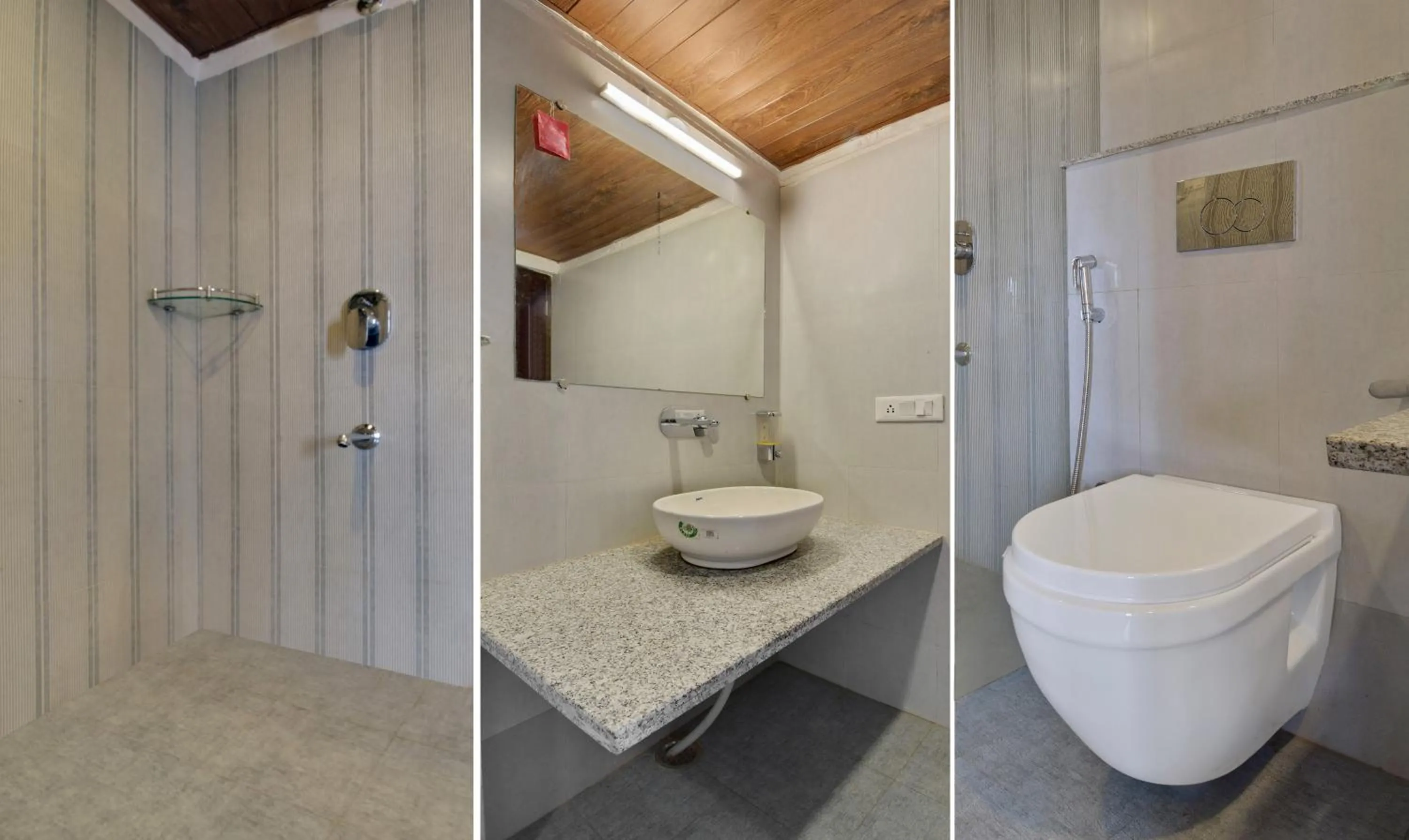 Bathroom in Treebo Mayur, Mall Road