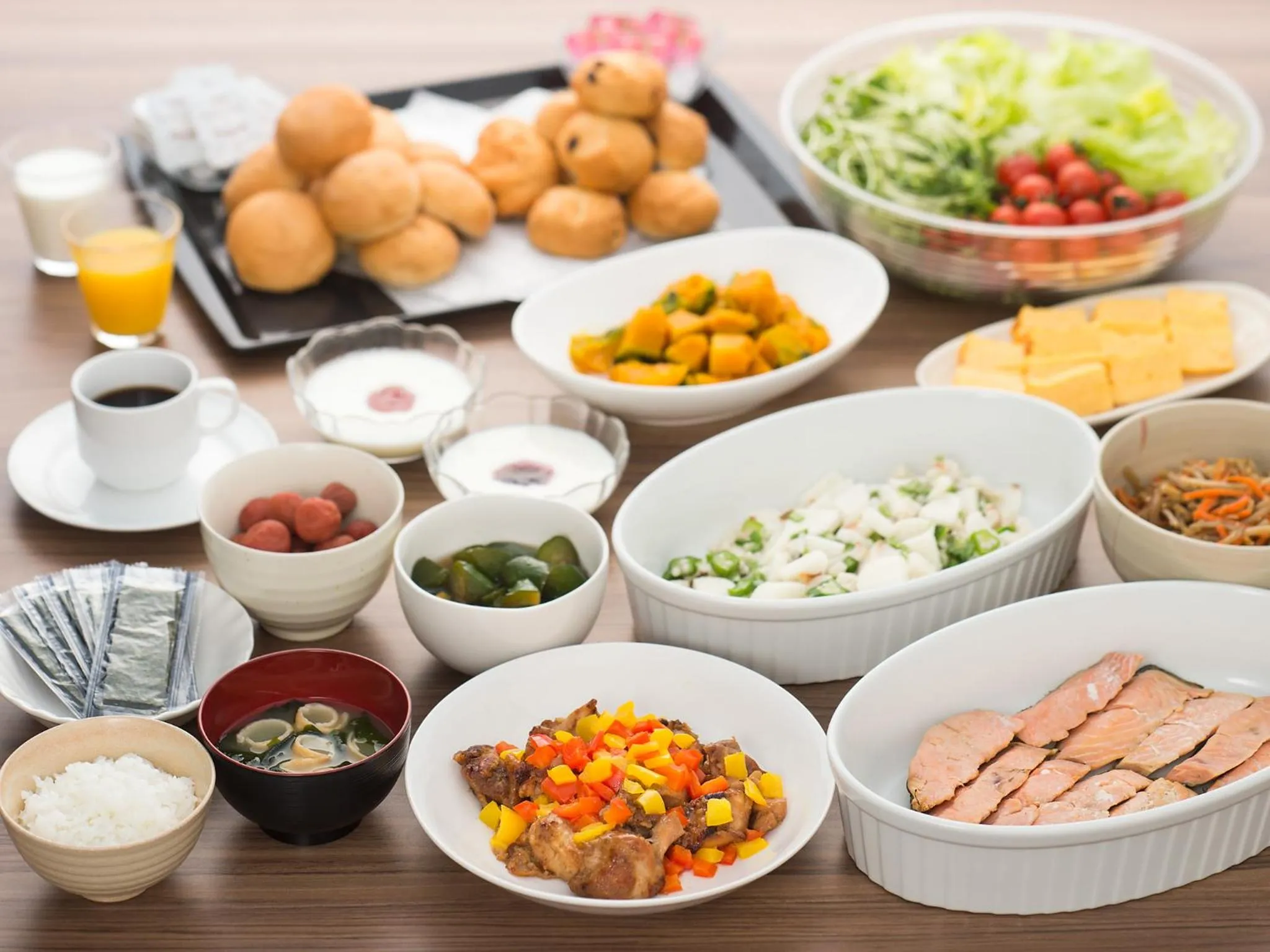 Breakfast in Sotetsu Fresa Inn Chiba Kashiwa