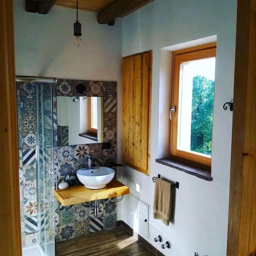Bathroom in Cascina Bucolica B&B