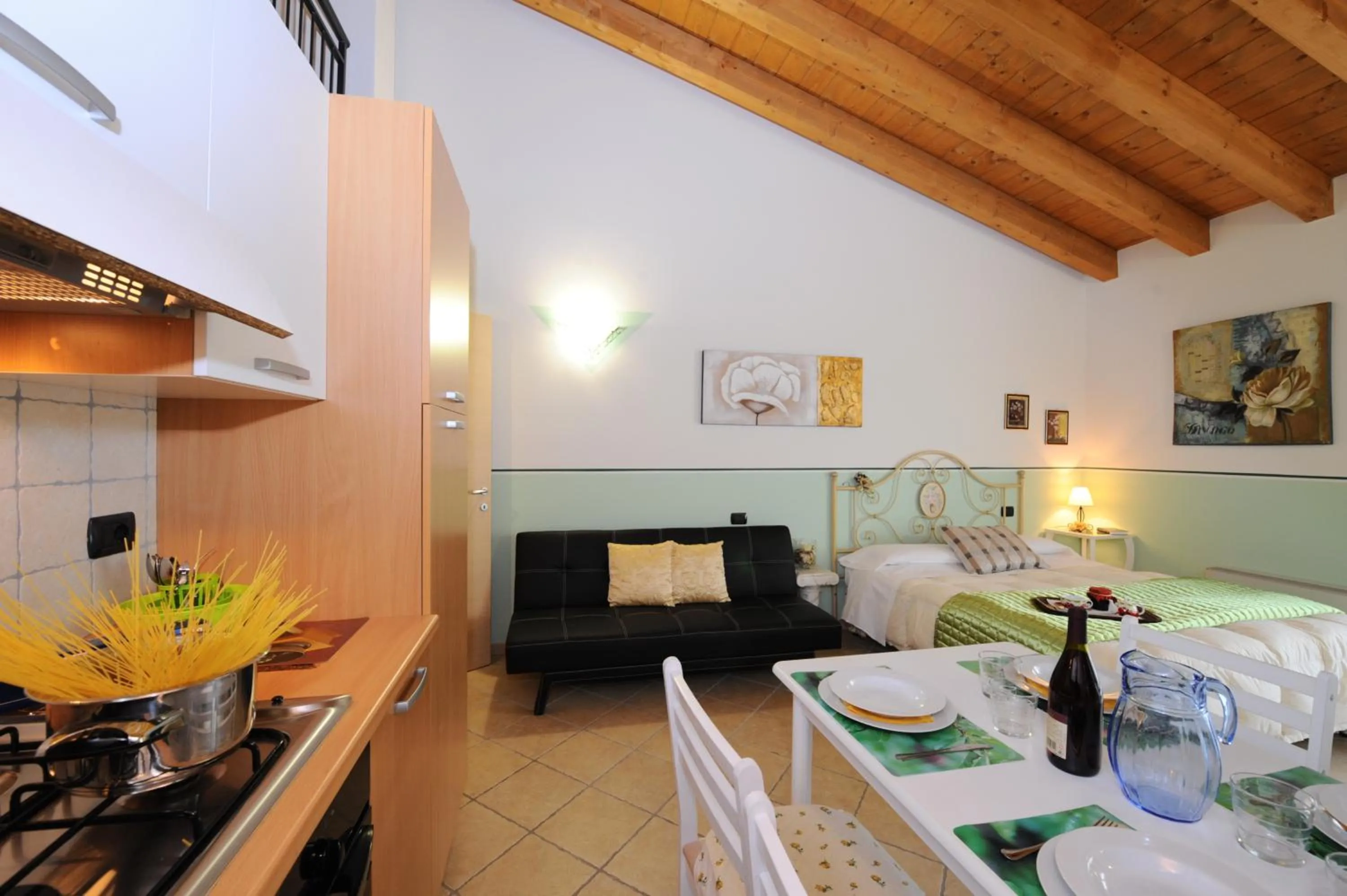 Kitchen or kitchenette in Agriturismo Terra E Sole