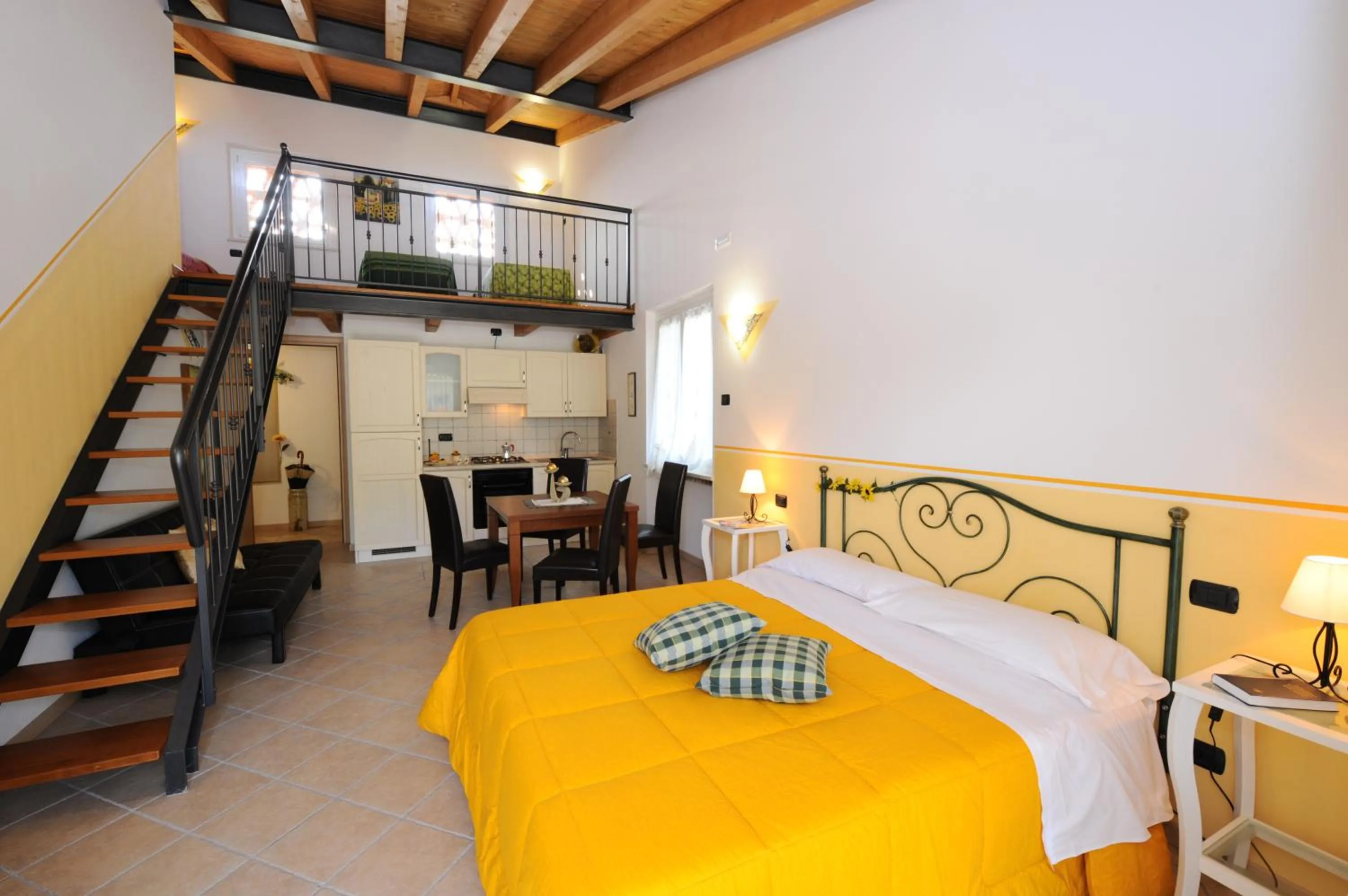 Patio, Bed in Agriturismo Terra E Sole