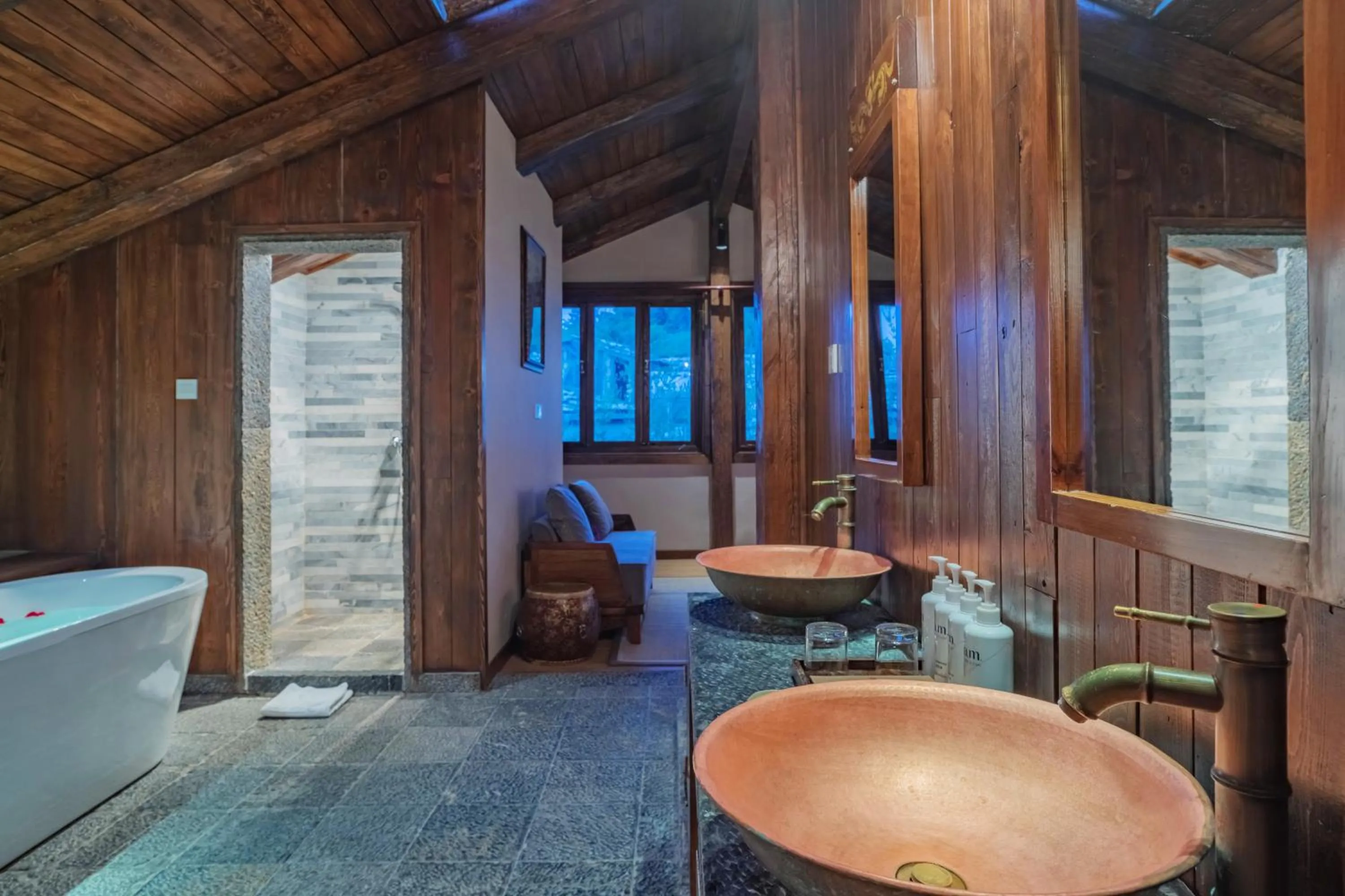 Bathroom in Arro Khampa By Zinc Journey Shangri-la