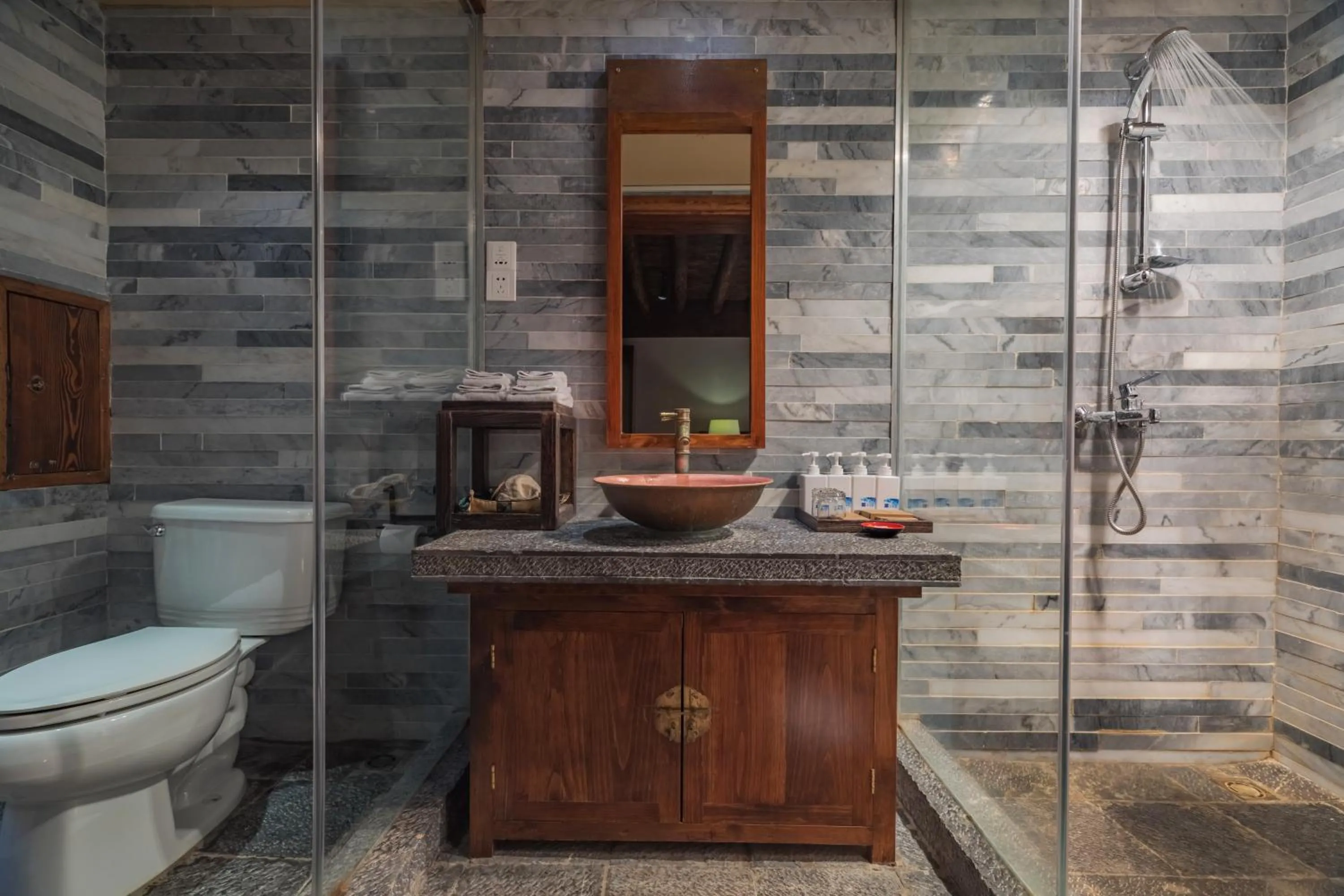 Toilet in Arro Khampa By Zinc Journey Shangri-la