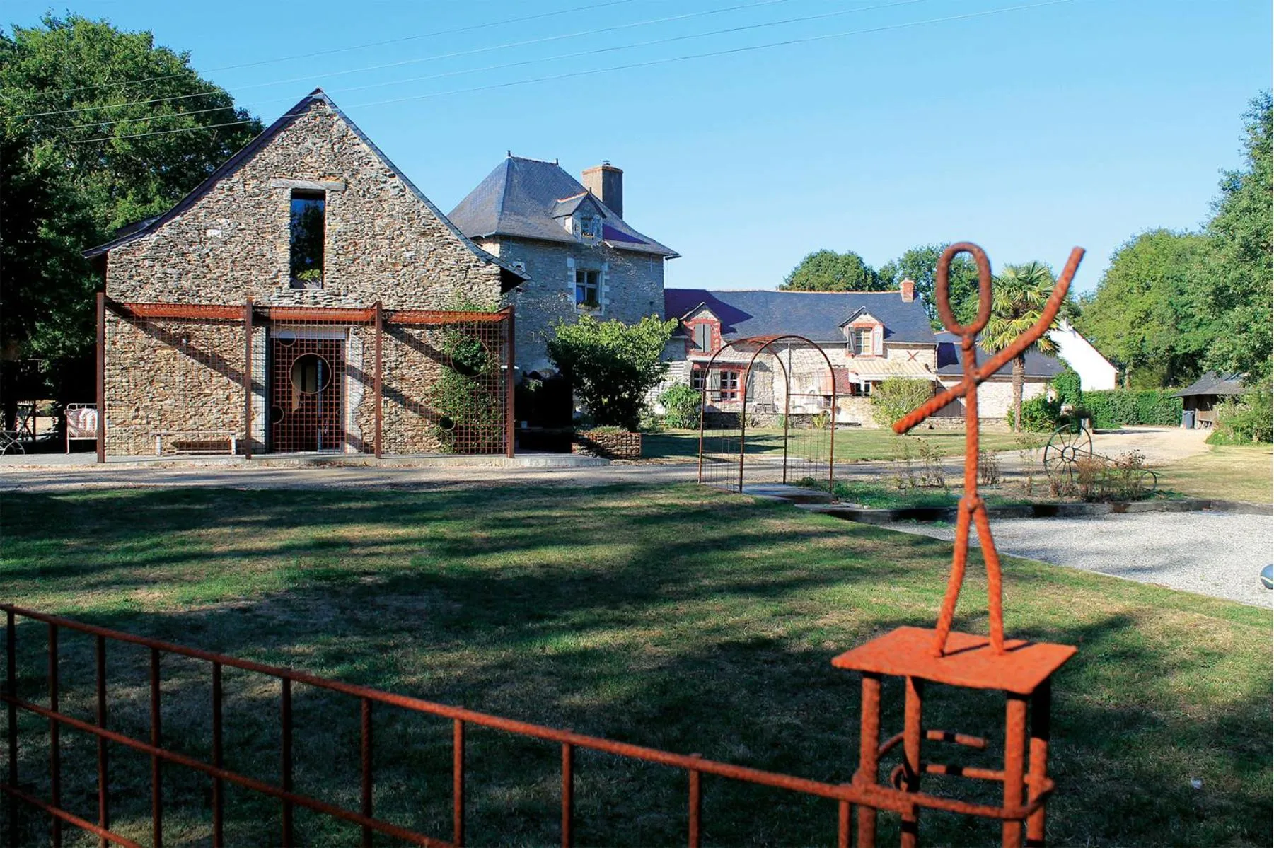 Children play ground in Le Chêne creux
